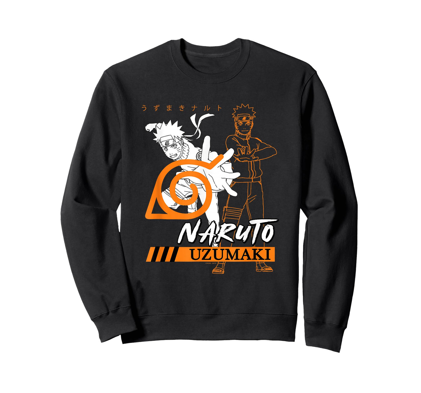 Naruto Shippuden Uzumaki Overlap Hidden Leaf Village Symbol T-Shirt
