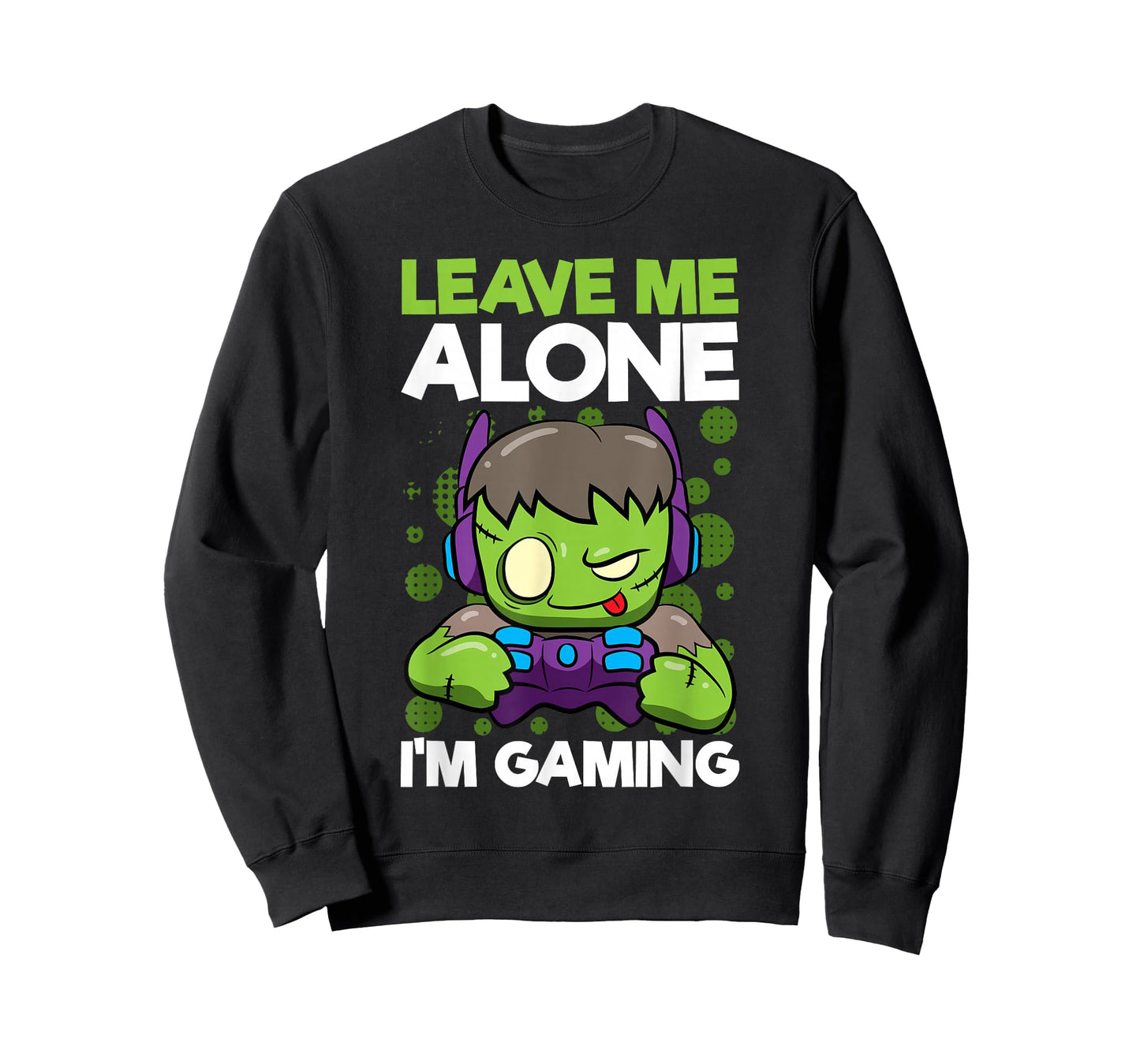 Funny Gamer Zombie Leave Me Alone I'm Gaming Quote T-Shirt