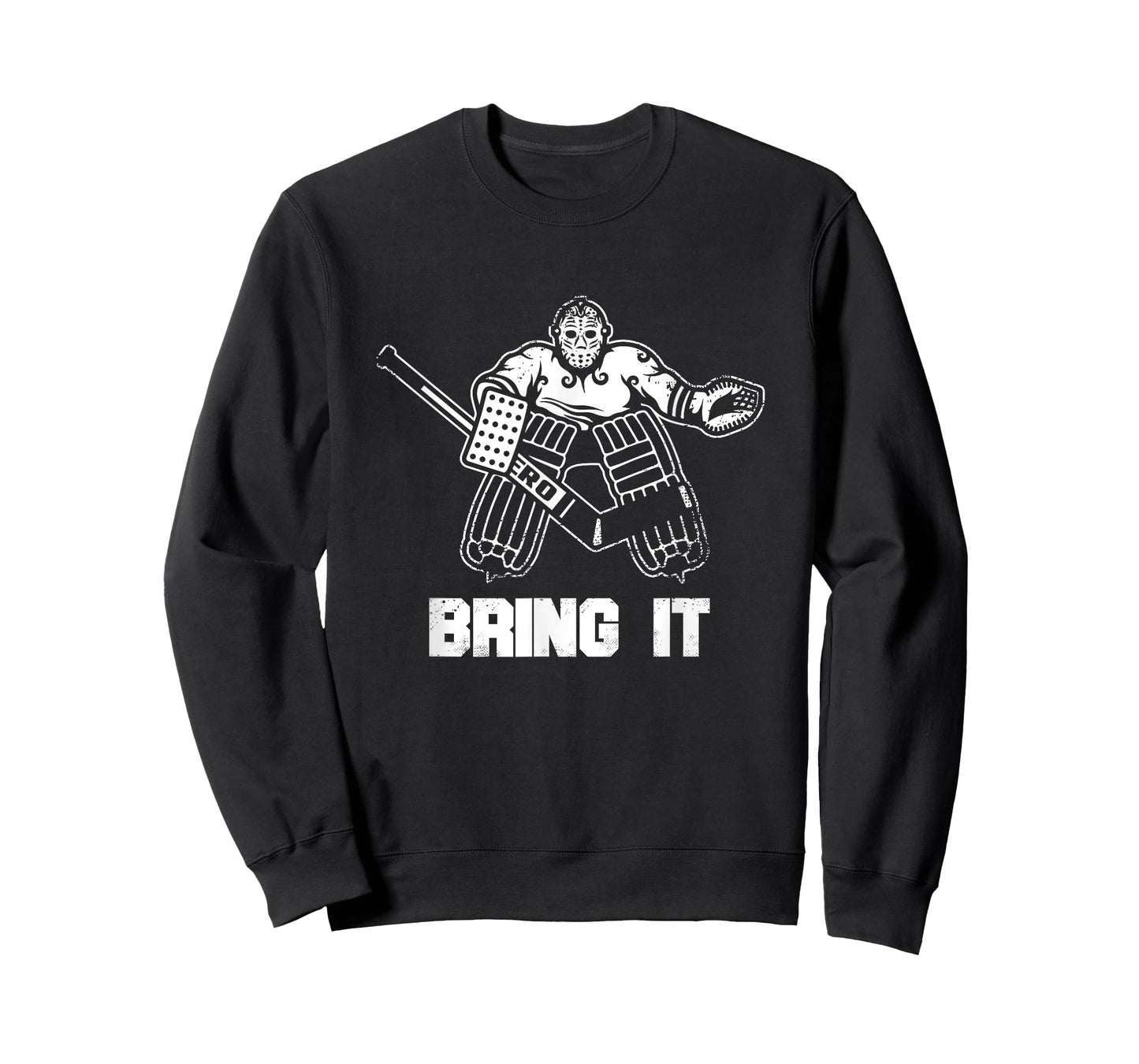 Funny Ice Hockey Player Gift Goalie Apparel Graphic T-Shirt