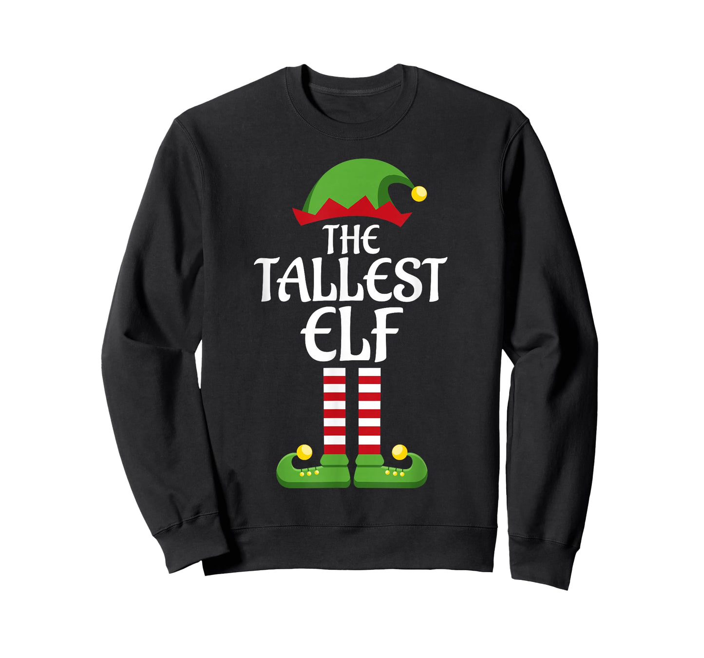Tallest Elf Family Matching Group Christmas T-Shirt