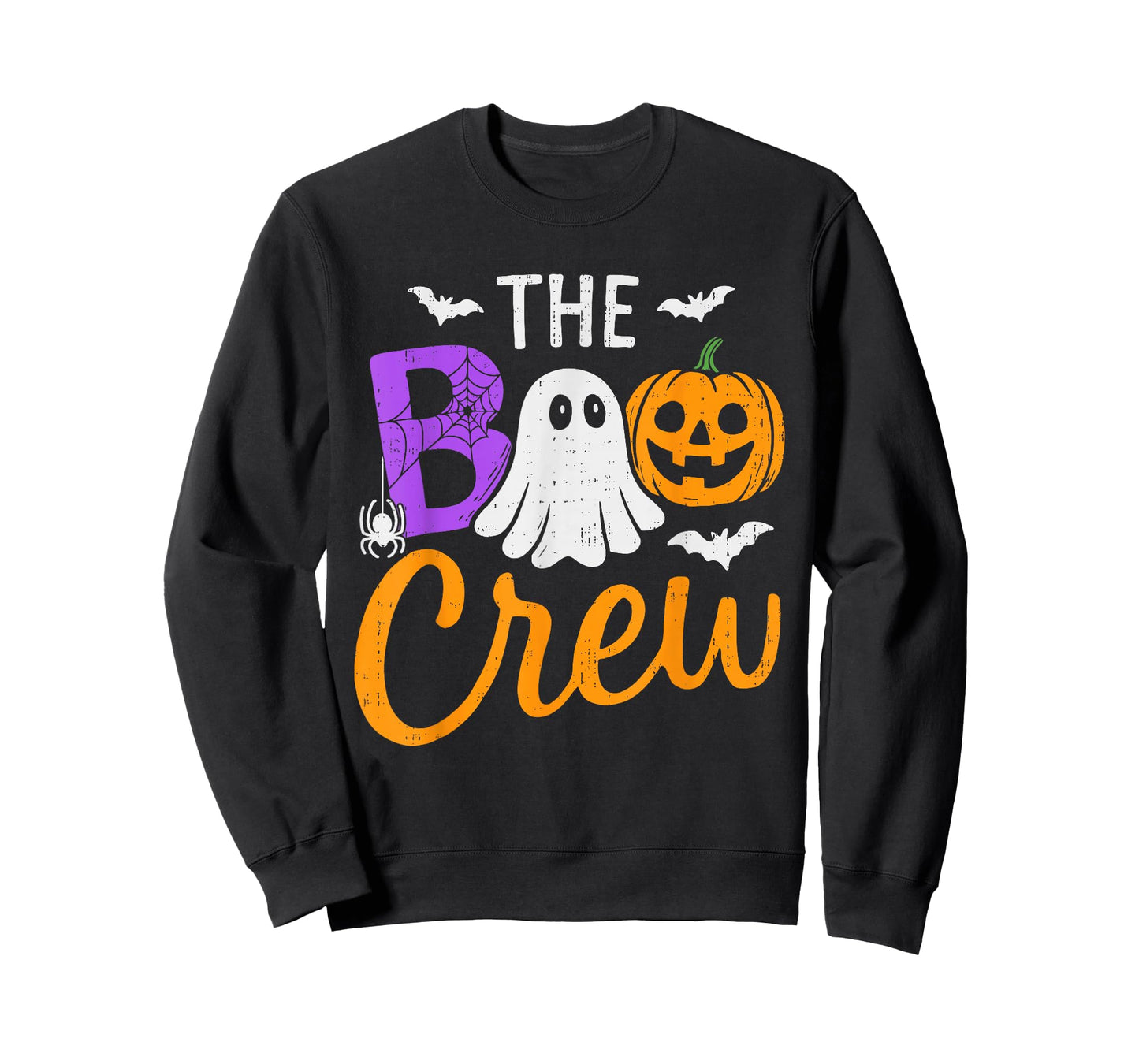 Spooky Squad Boo Ghost Crew Team Halloween Boys Girls Kids T-Shirt