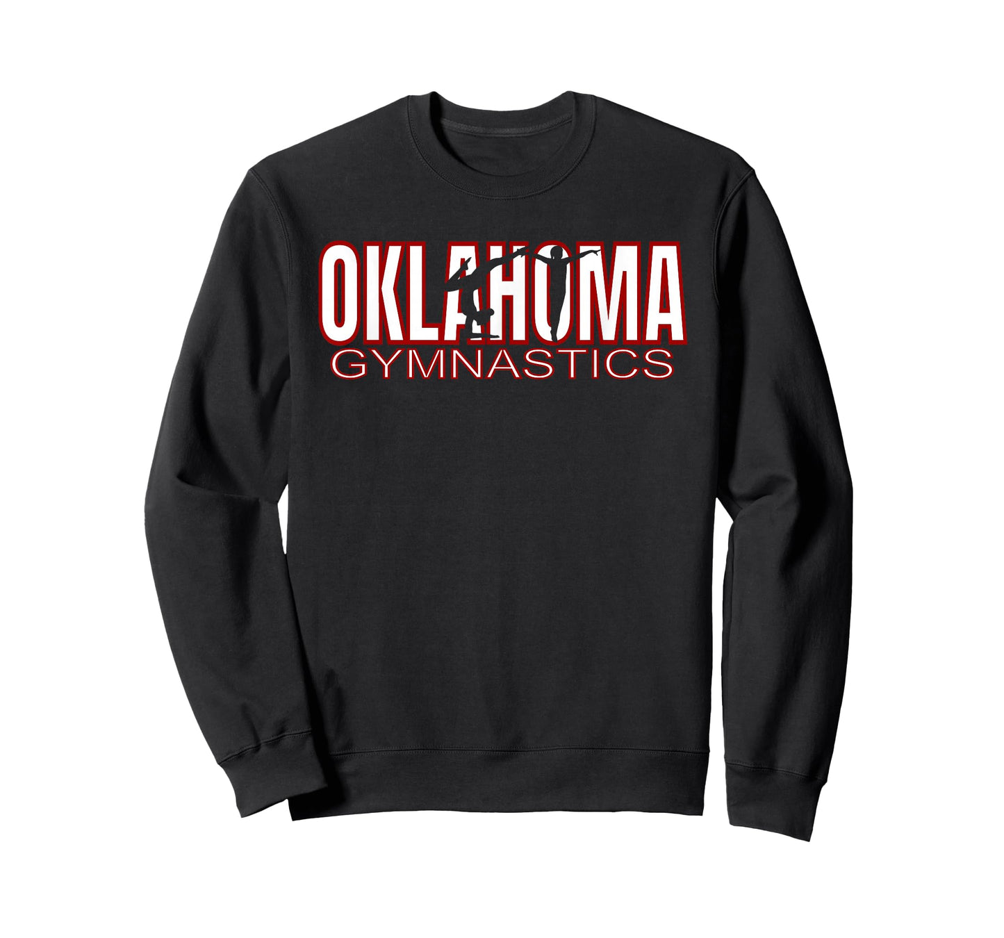 Oklahoma Gymnastics Competition Gymnast Tumbling Girl Gift T-Shirt Small