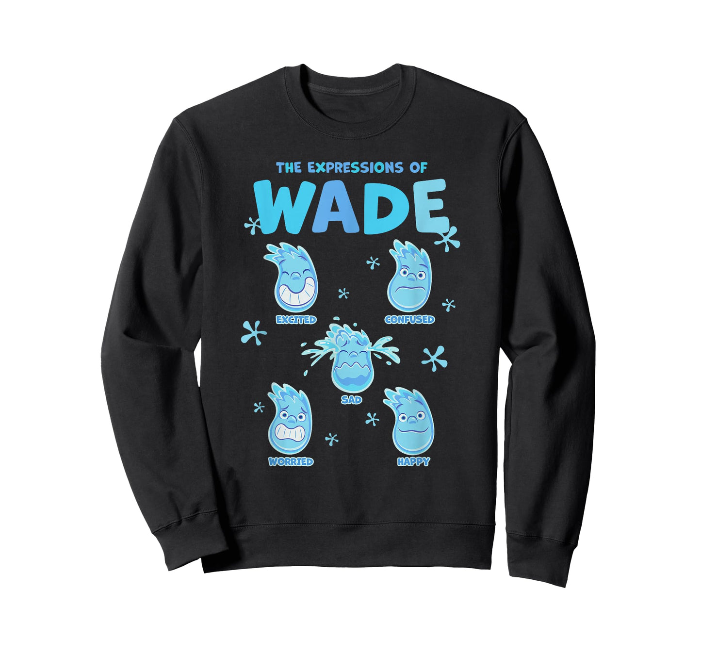 Disney Pixar Elemental The Expressions of Wade Poster T-Shirt