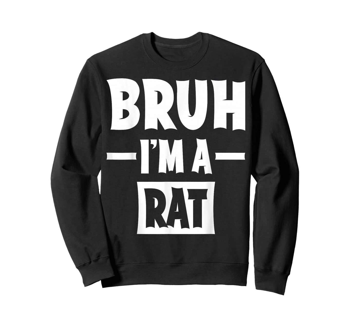 Bruh I'm A Rat Funny Lazy Halloween Costume Party T-Shirt