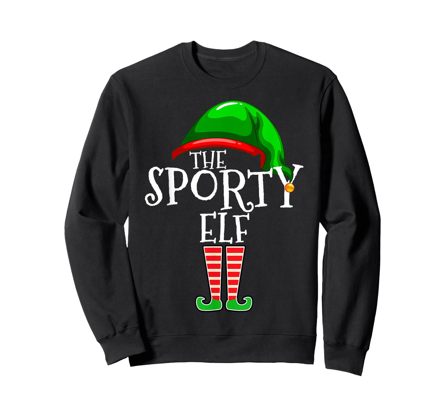 The Sporty Elf Family Matching Group Christmas T-Shirt