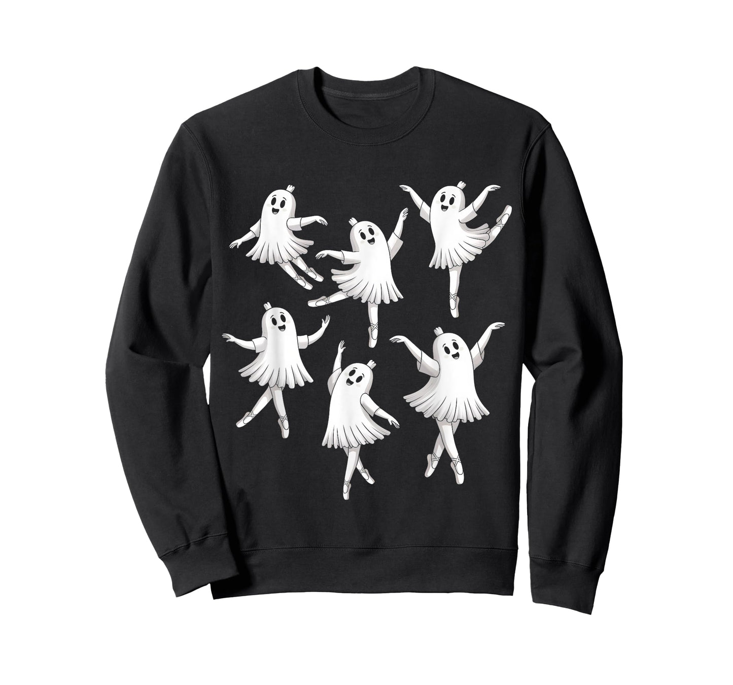 Ballet Ghost Dancer Spooky Dance Teacher Halloween Costume T-Shirt