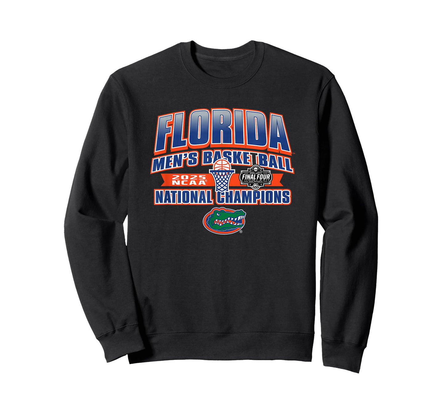 Florida Gators National Champs 2025 Men's Basketball Bold T-Shirt
