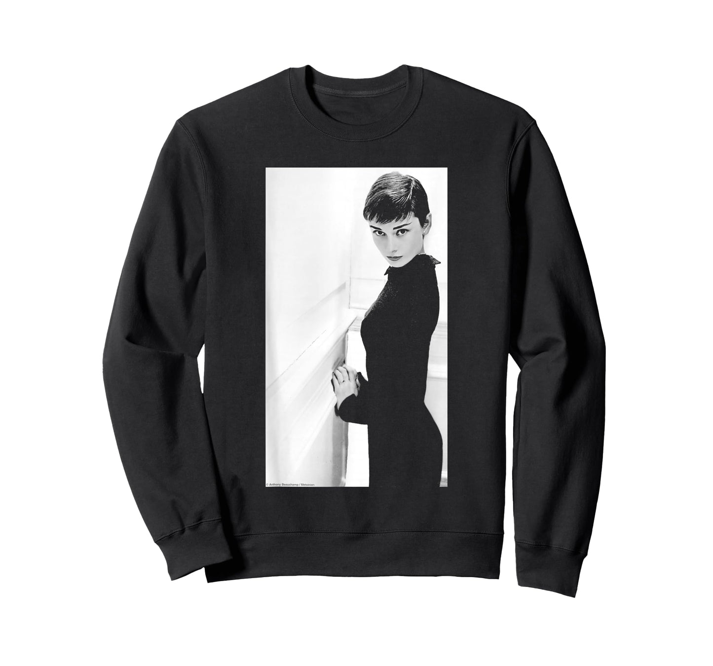 Film Star Audrey Hepburn 1955 Portrait By Antony Beauchamp T-Shirt