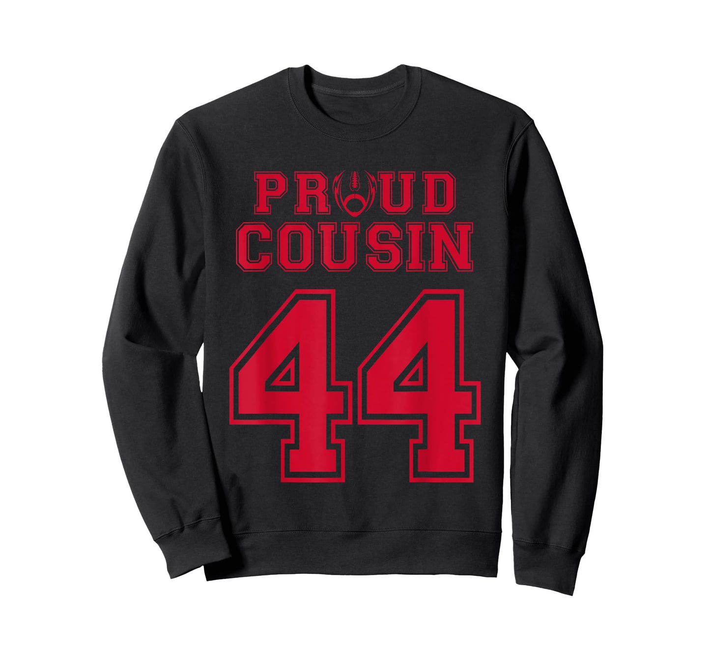 Custom Proud Football Cousin Number 44 R Personalized T-Shirt