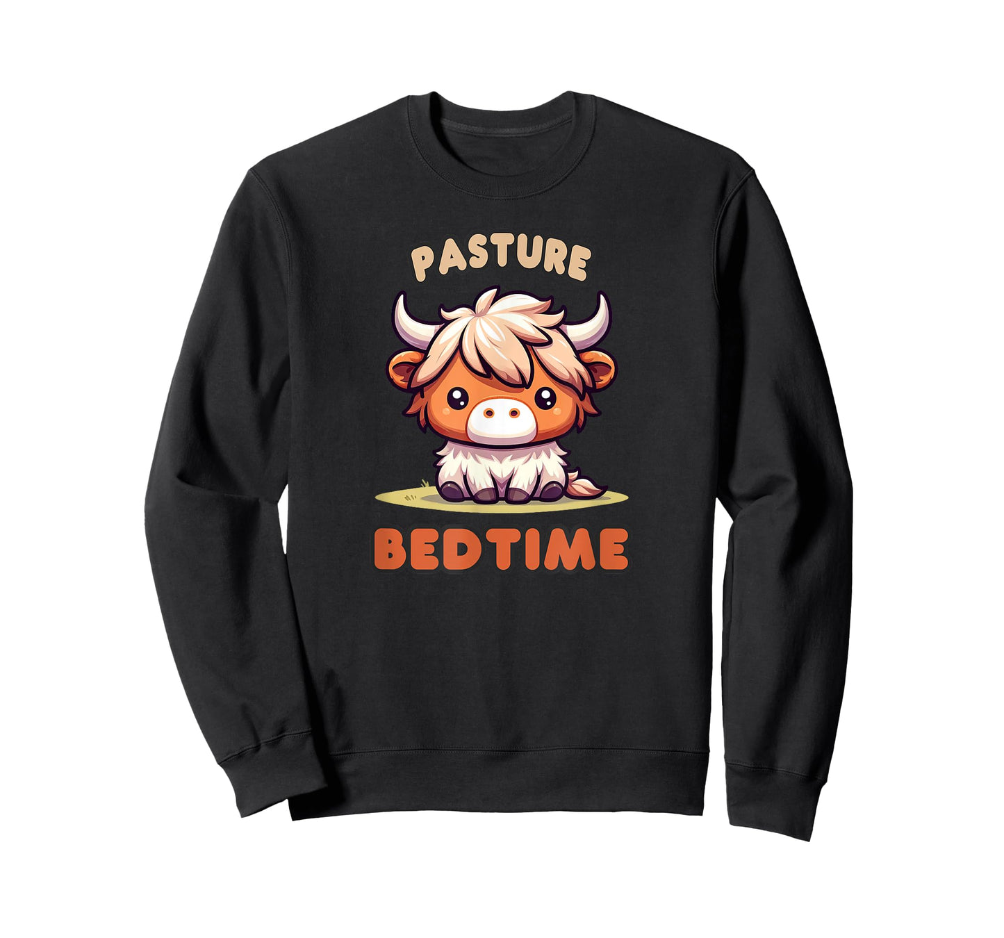 Pasture Bedtime Micro Mini Highland Cow Cute Calf Funny Moo T-Shirt
