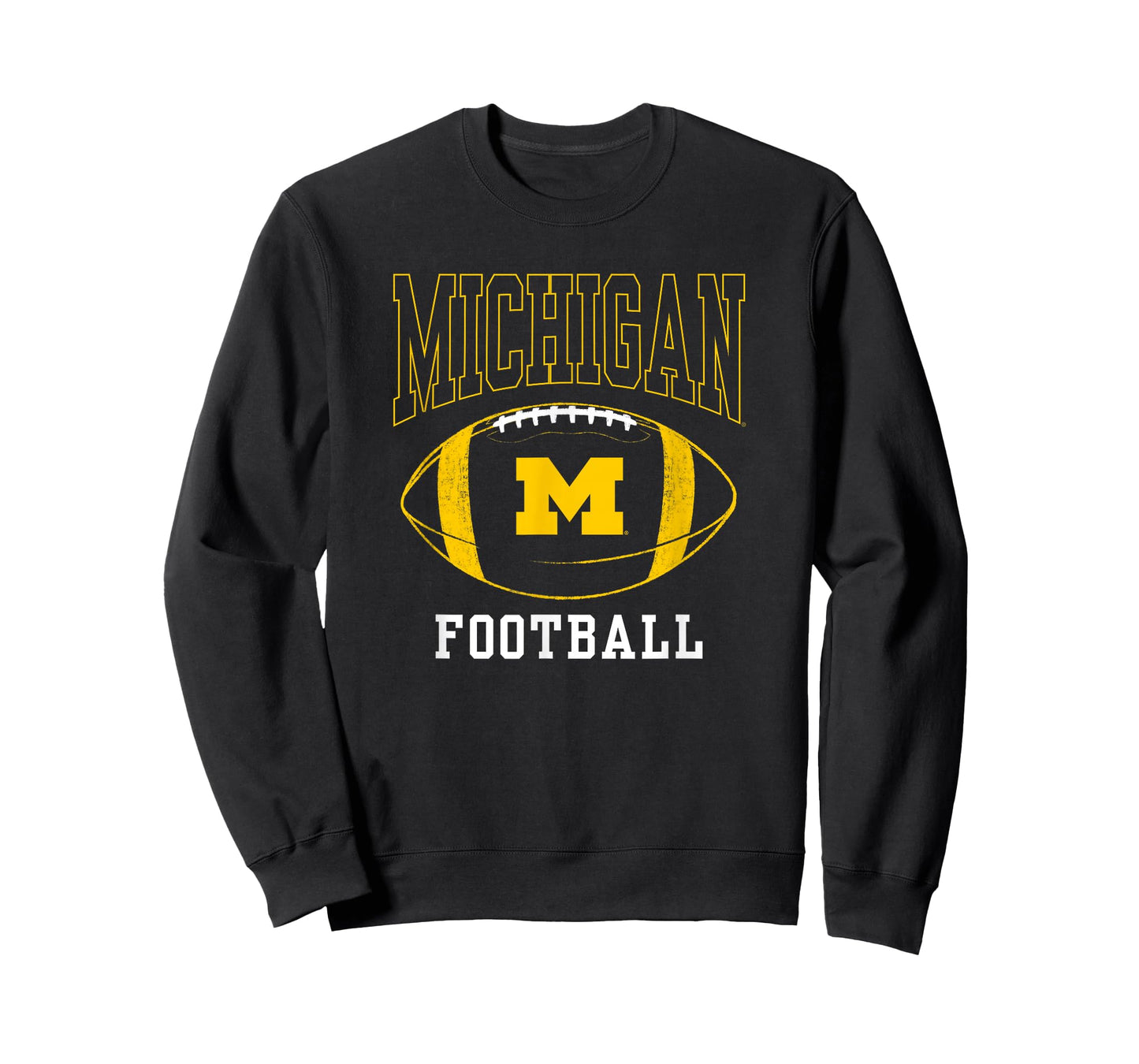 University of Michigan Wolverines U of M Football Ball T-Shirt