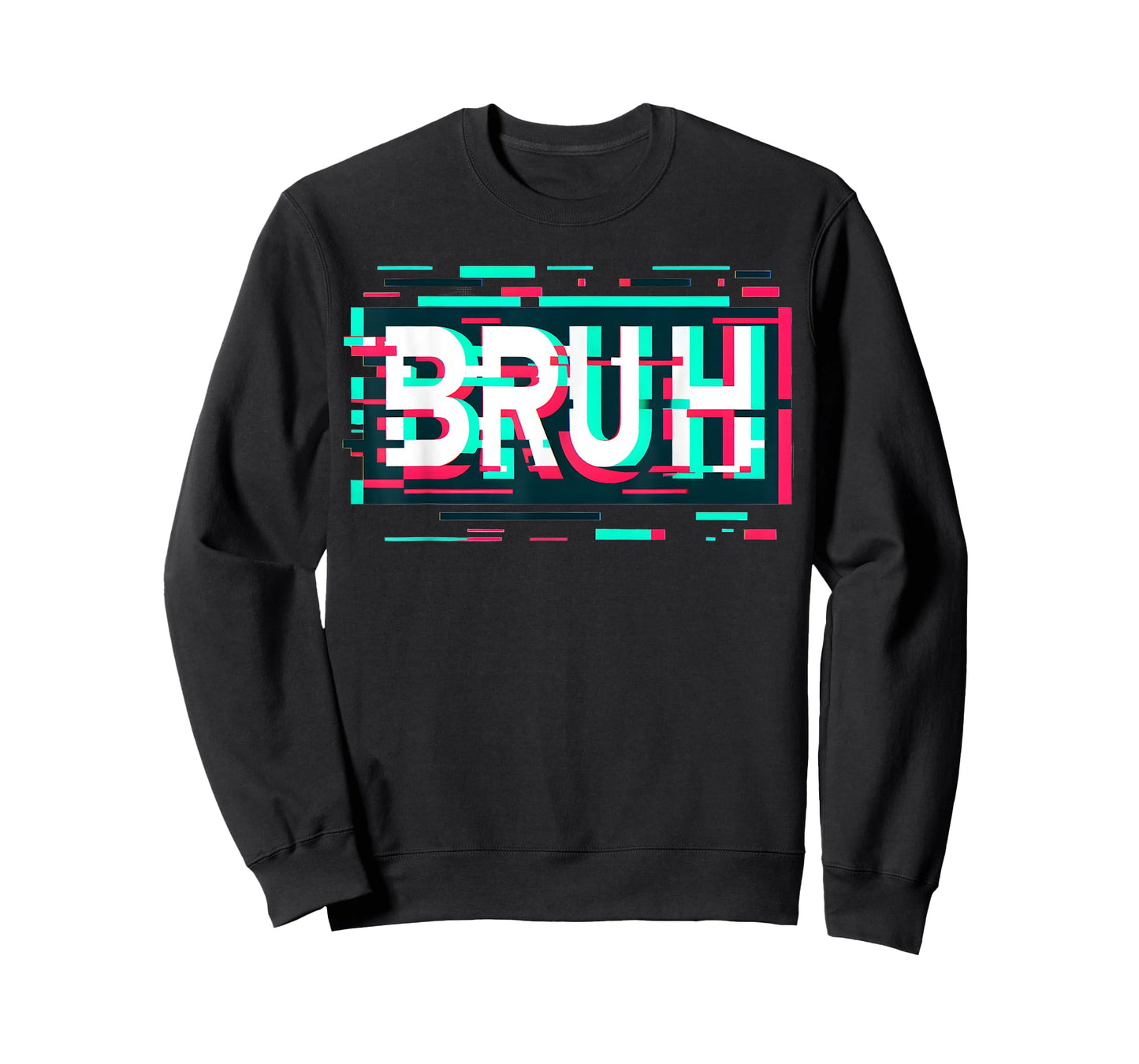 Glitch Aesthetic Gamer Bruh Meme Boys Mens Funny Saying T-Shirt