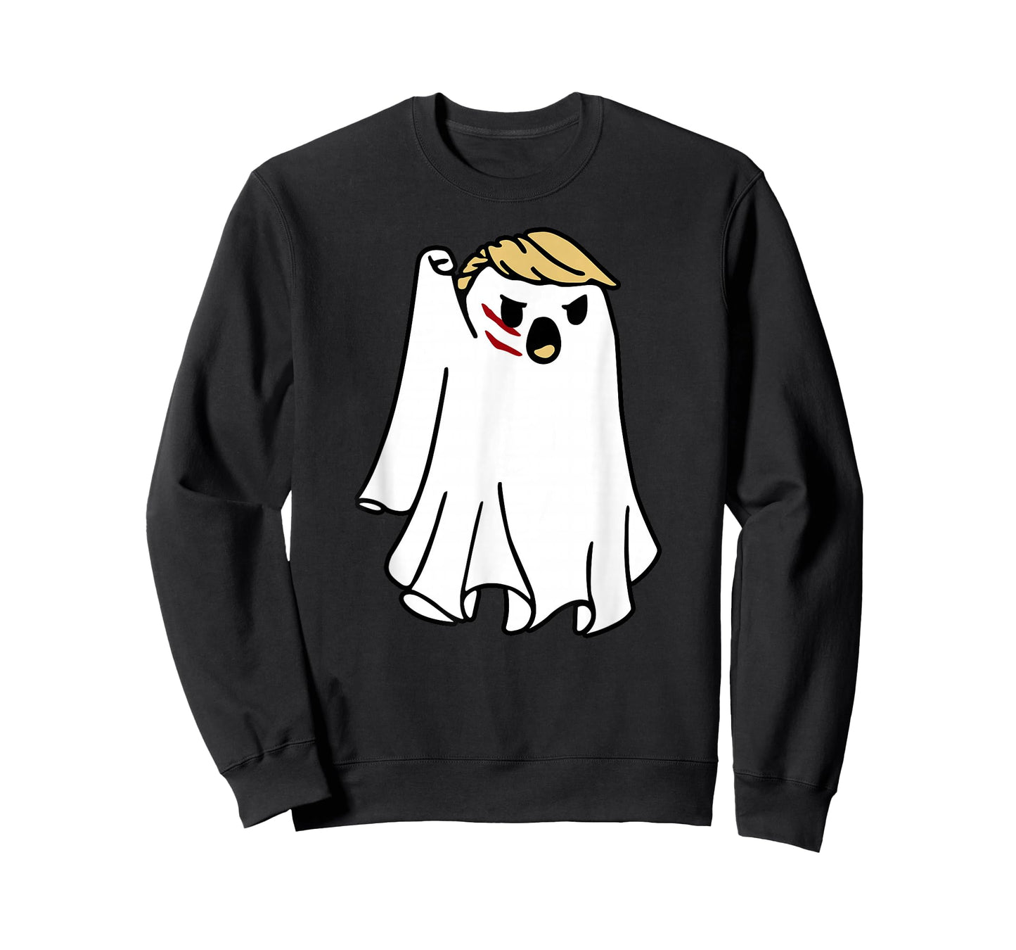 Halloween Ghost Trump Fist Pumped Fight Take America Back T-Shirt
