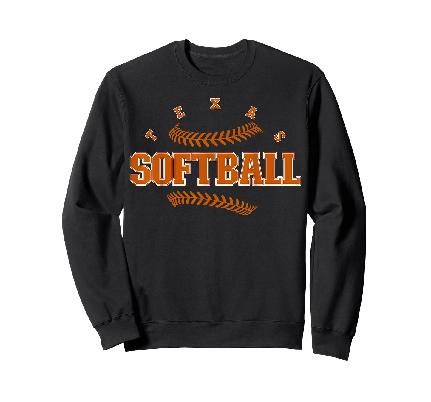 Texas Softball Vintage Mens Kids Team Retro Softball Fan T-Shirt