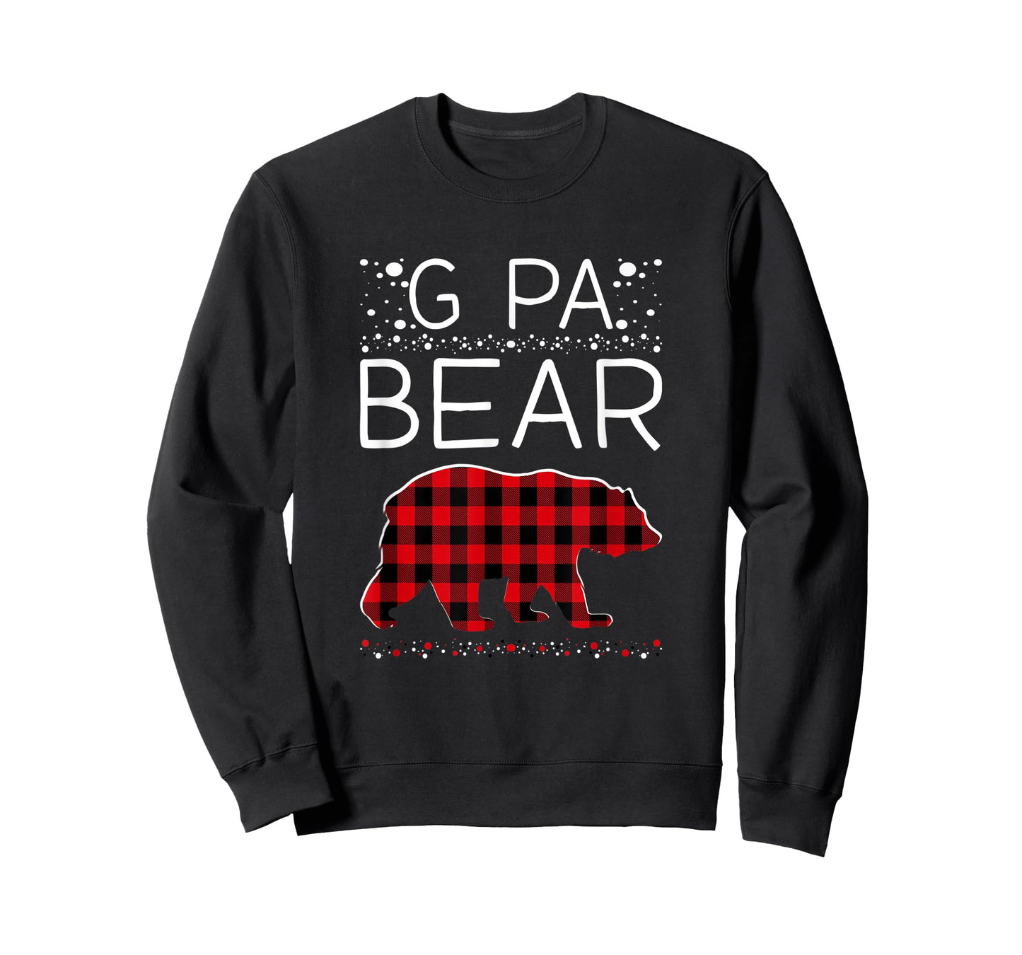 G Pa Bear Christmas Pajamas Matching Family Plaid Men T-Shirt