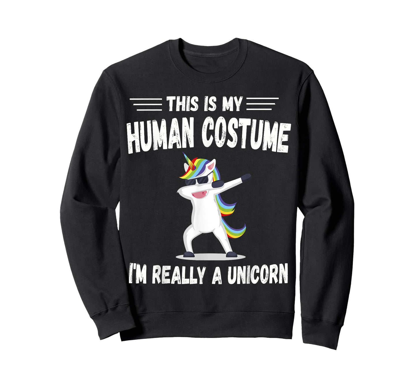 This Is My Human Costume I'm Really A Unicorn Cute T-Shirt