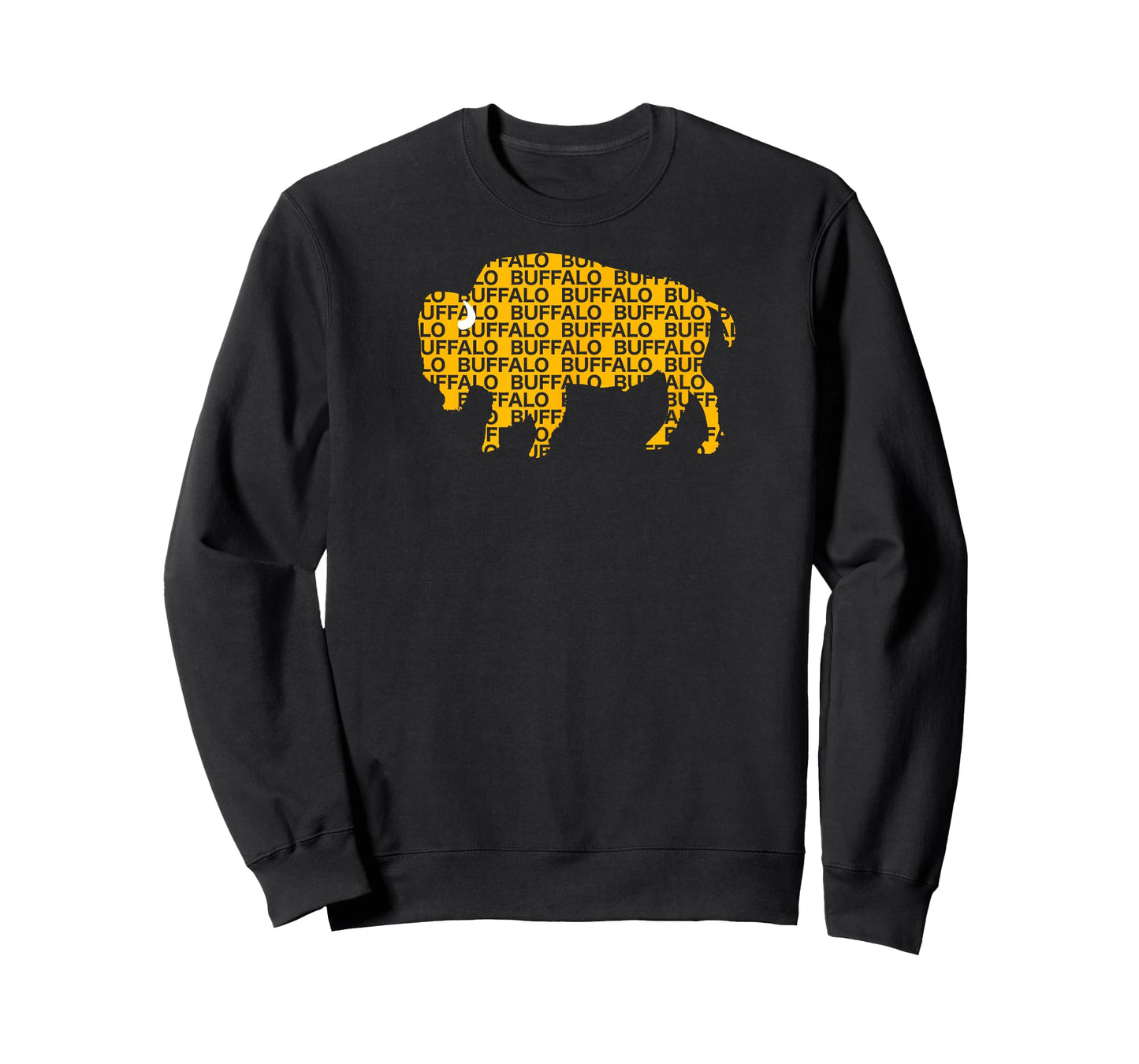 WHEREABOUTS Buffalo NY Yellow Buffalo Hockey T-Shirt T-Shirt