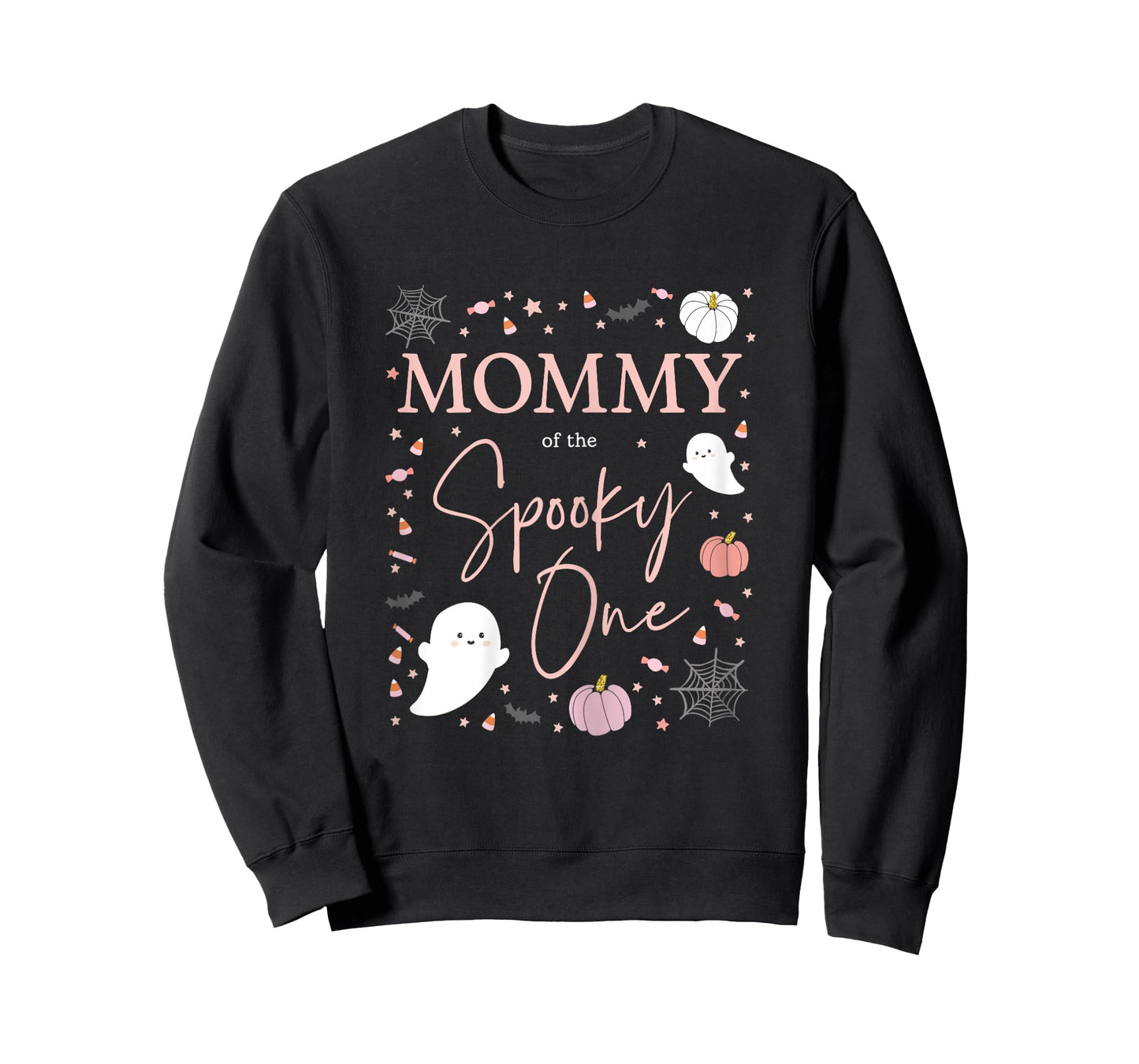 Mommy of the Spooky One Girl First Birthday Pink Halloween T-Shirt