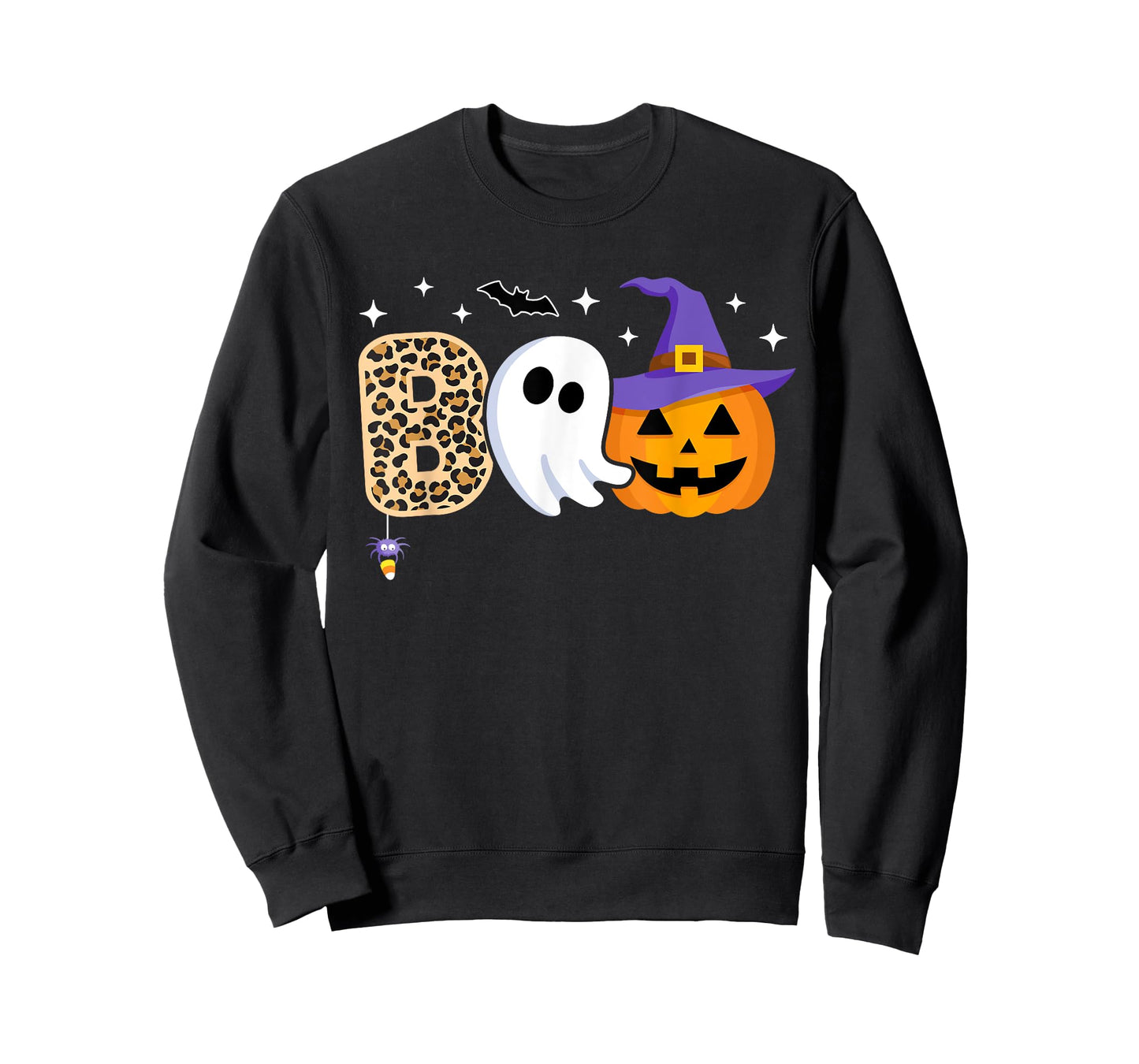 Halloween Boo Spooky Season Ghost Witch Women Toddler Girls T-Shirt