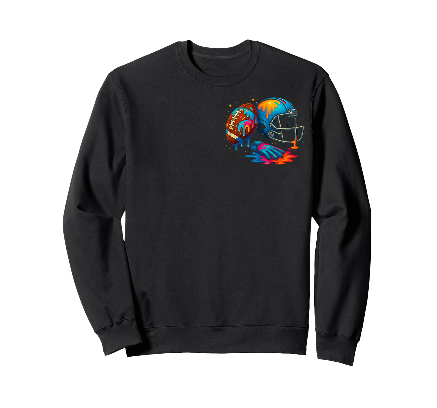 Football Drip Youth Boys Football Ice Cream Respect Drip T-Shirt
