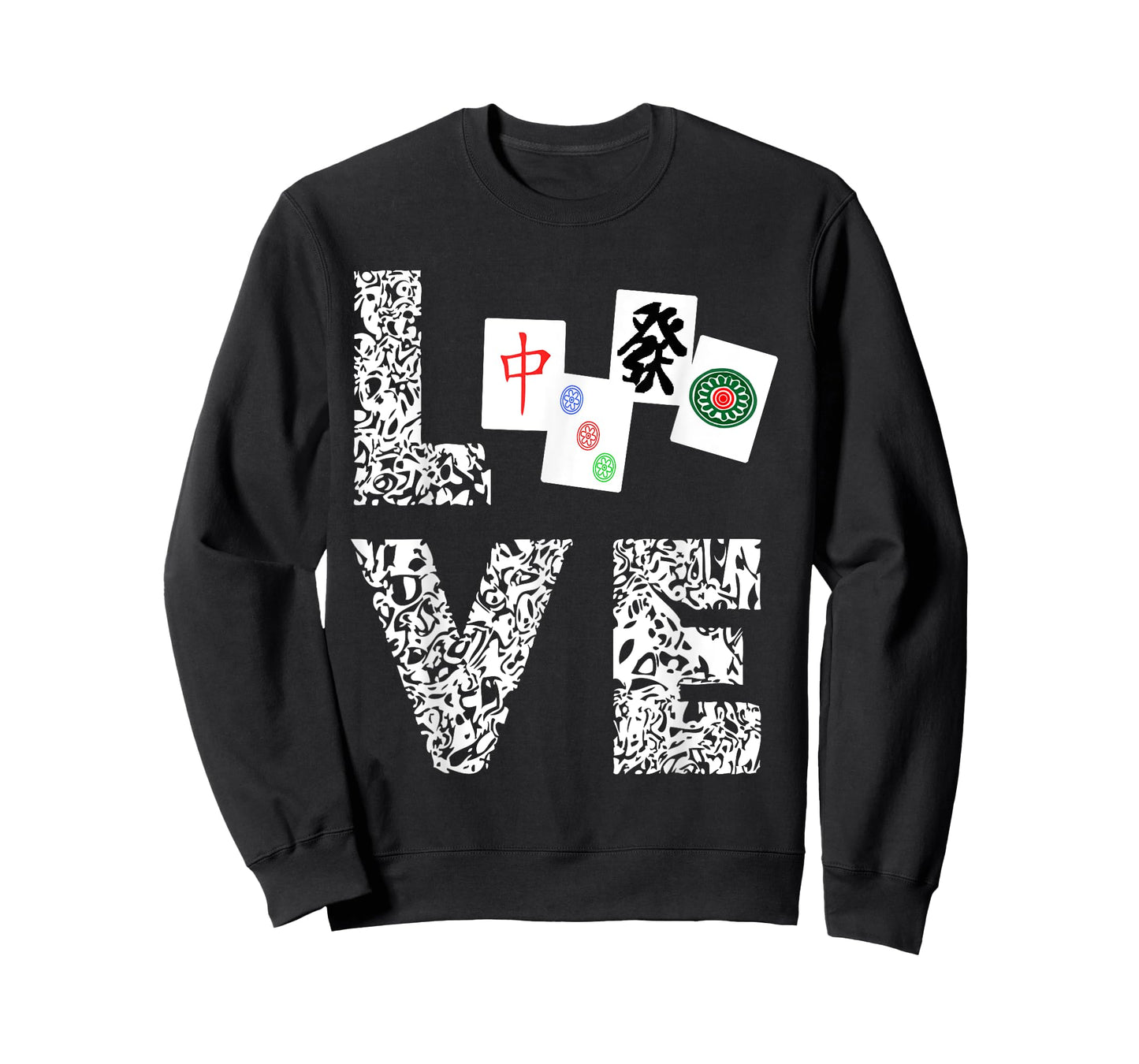 Mahjong Love Playing Chinese Game Mah Jongg Player T-Shirt T-Shirt