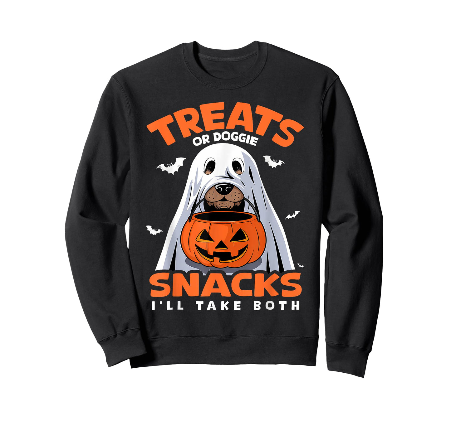 Treats or Doggie Snacks I'll Take Both Dog Costume Halloween T-Shirt