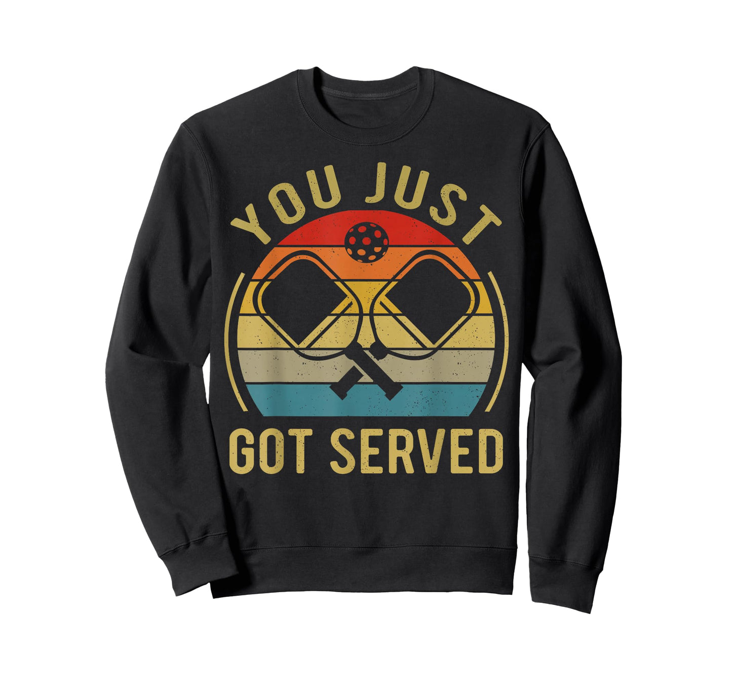 Funny Pickleball You Just Got Served Vintage Retro T-Shirt