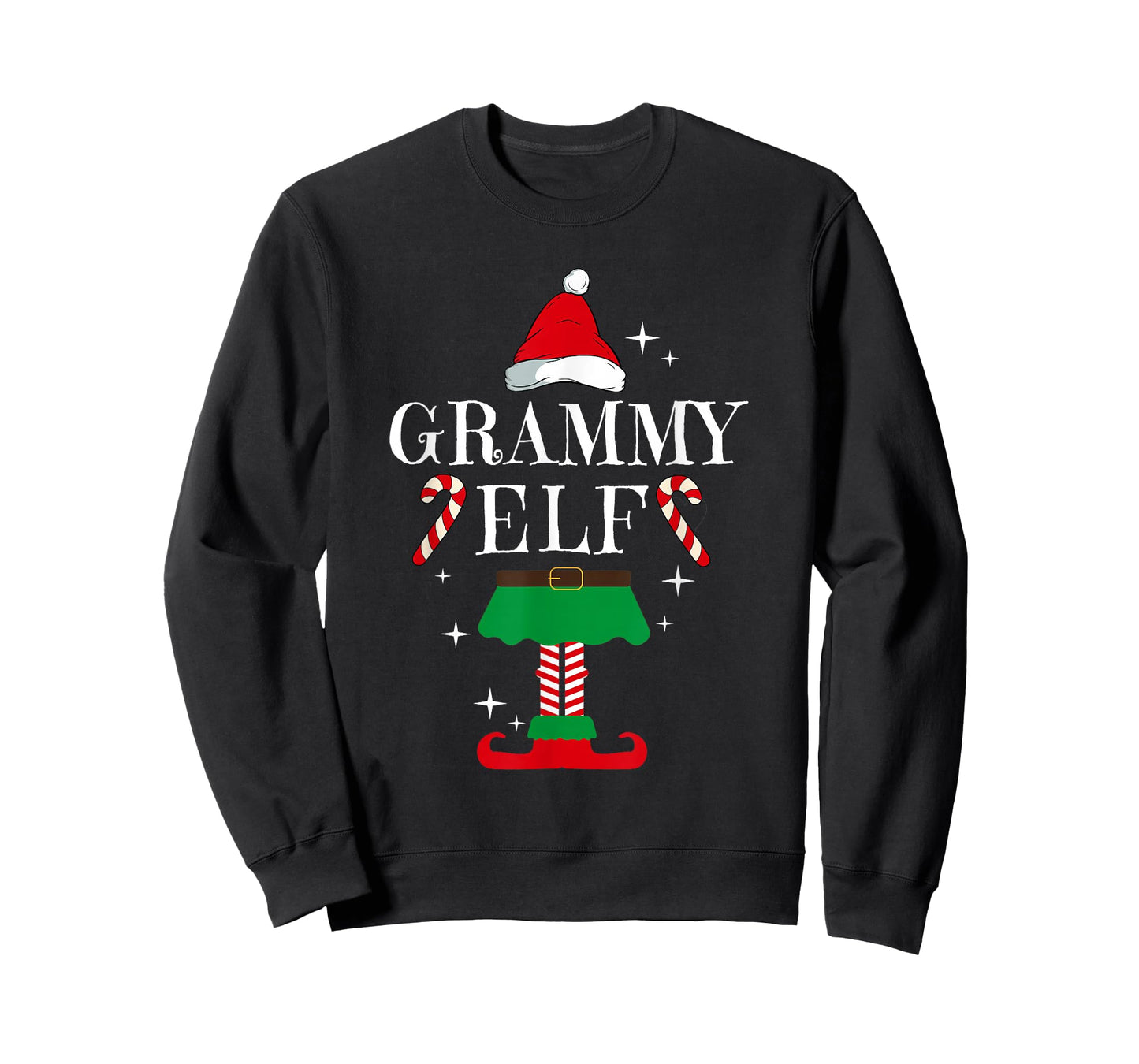 Grammy Elf Shirt Christmas Family Elf Holiday Xmas Elf T-Shirt
