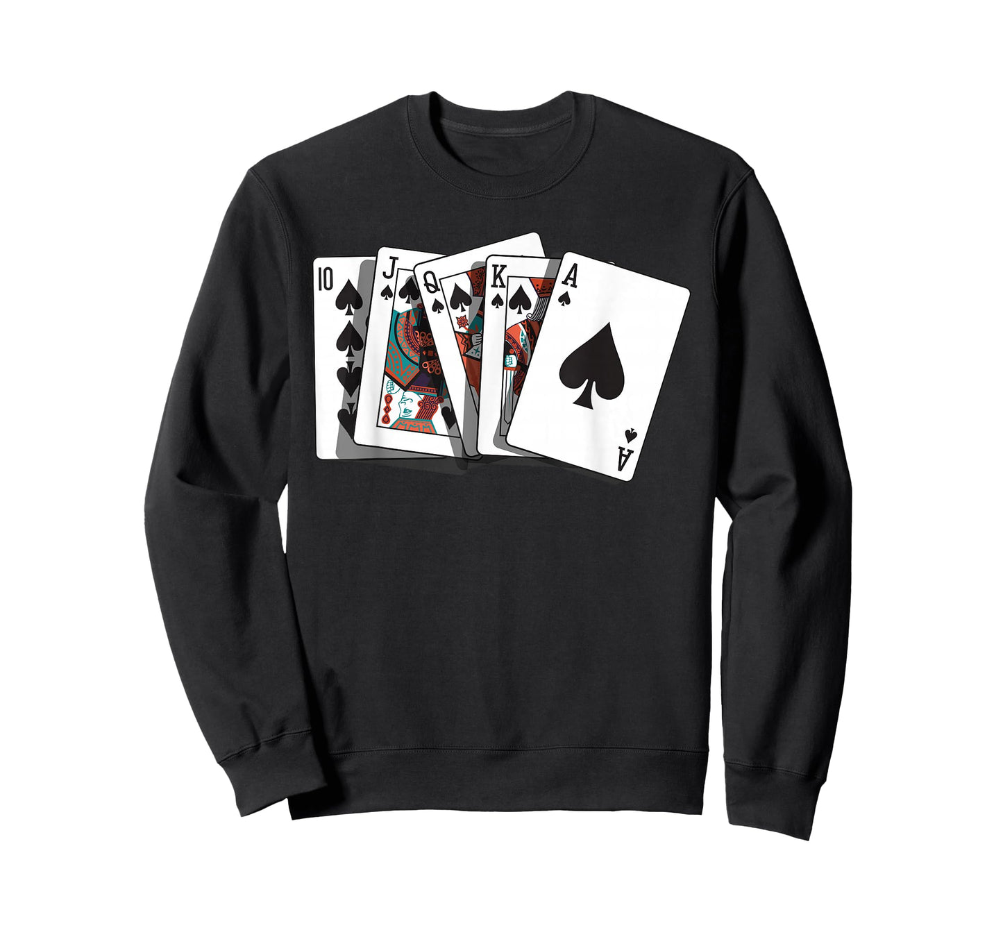 Poker Texas Hold'Em - Gambling Casino Royal Flush Poker T-Shirt