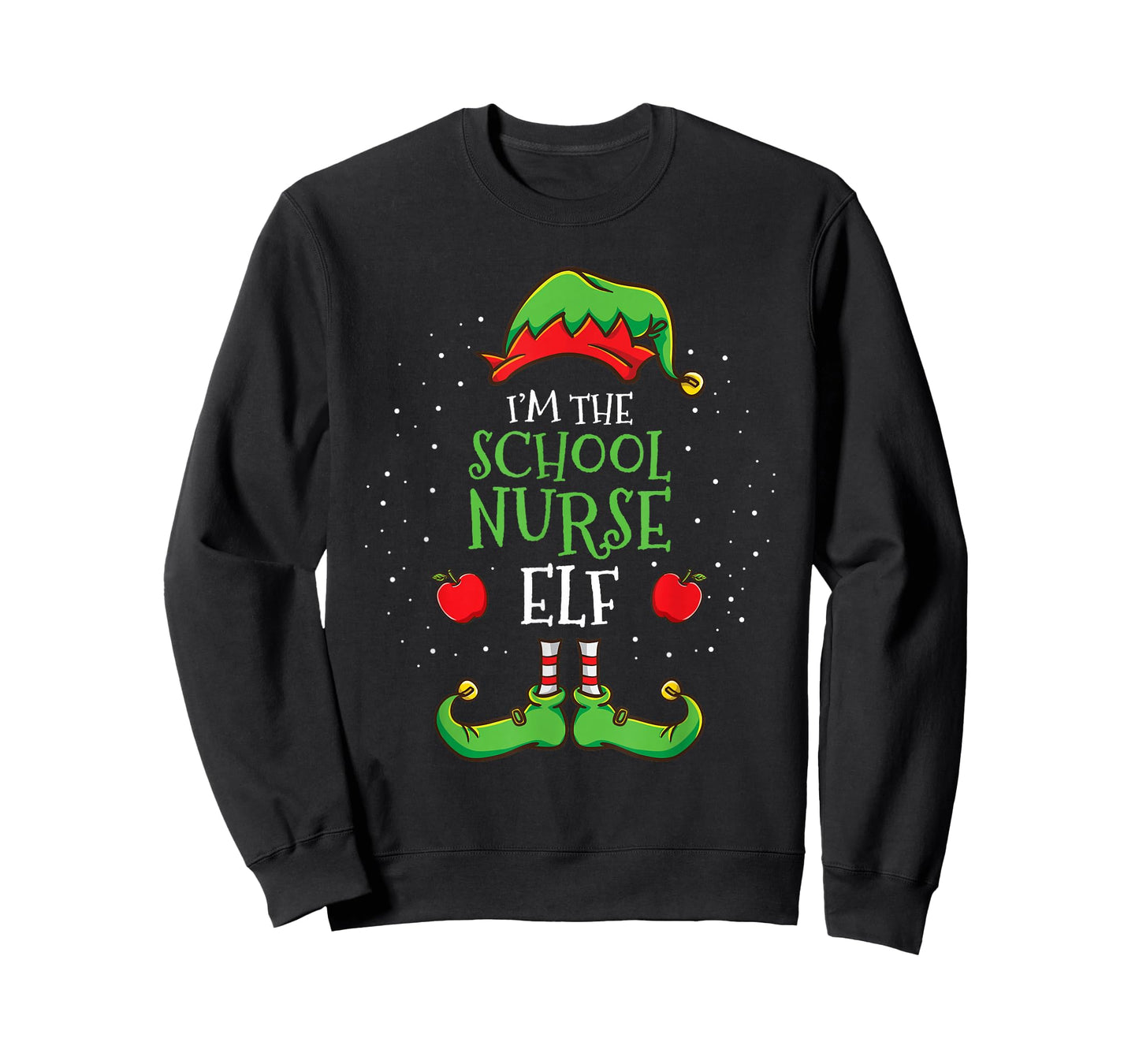Im The School Nurse Elf Christmas T-Shirt