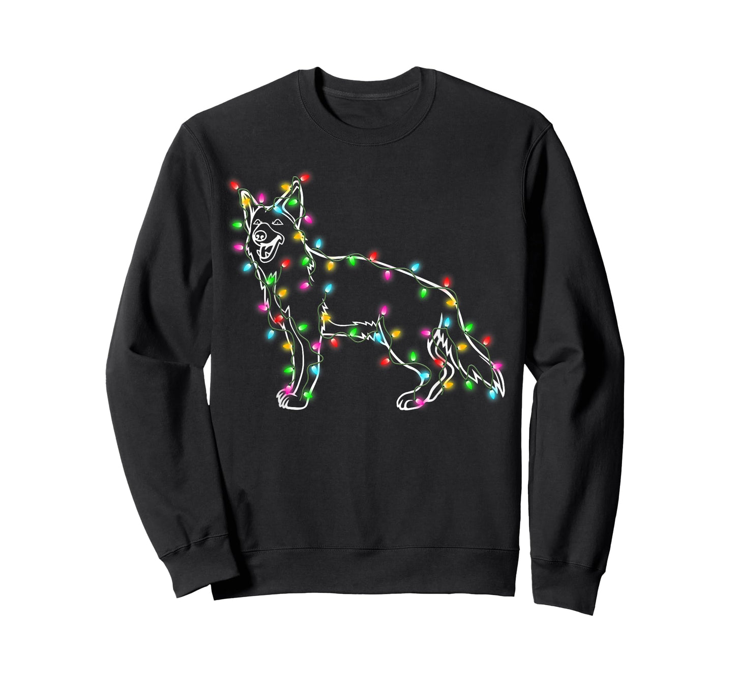 German Shepherd Dog Tree Christmas Sweater Xmas Dogs Gifts T-Shirt