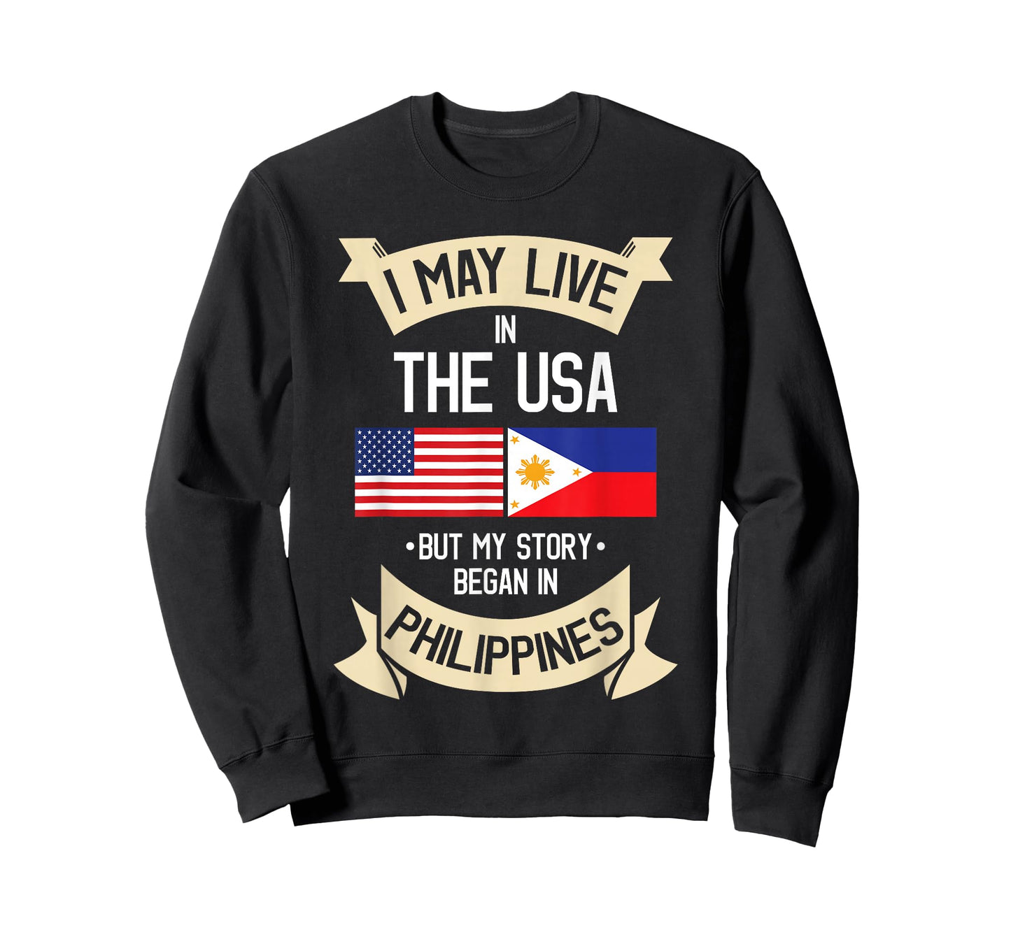 Philippines American Flag USA Filipino Roots Gifts T-Shirt