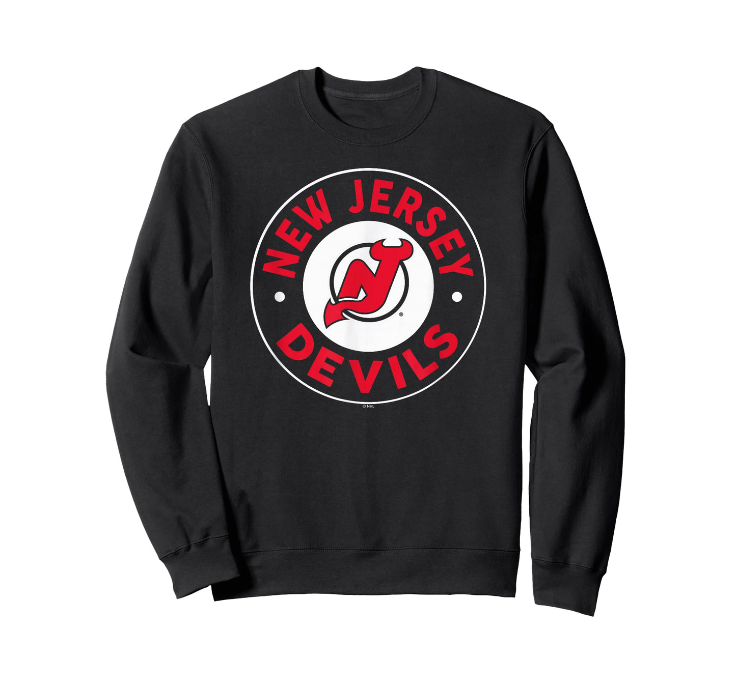 New Jersey Devils Symbol Black Officially Licensed T-Shirt