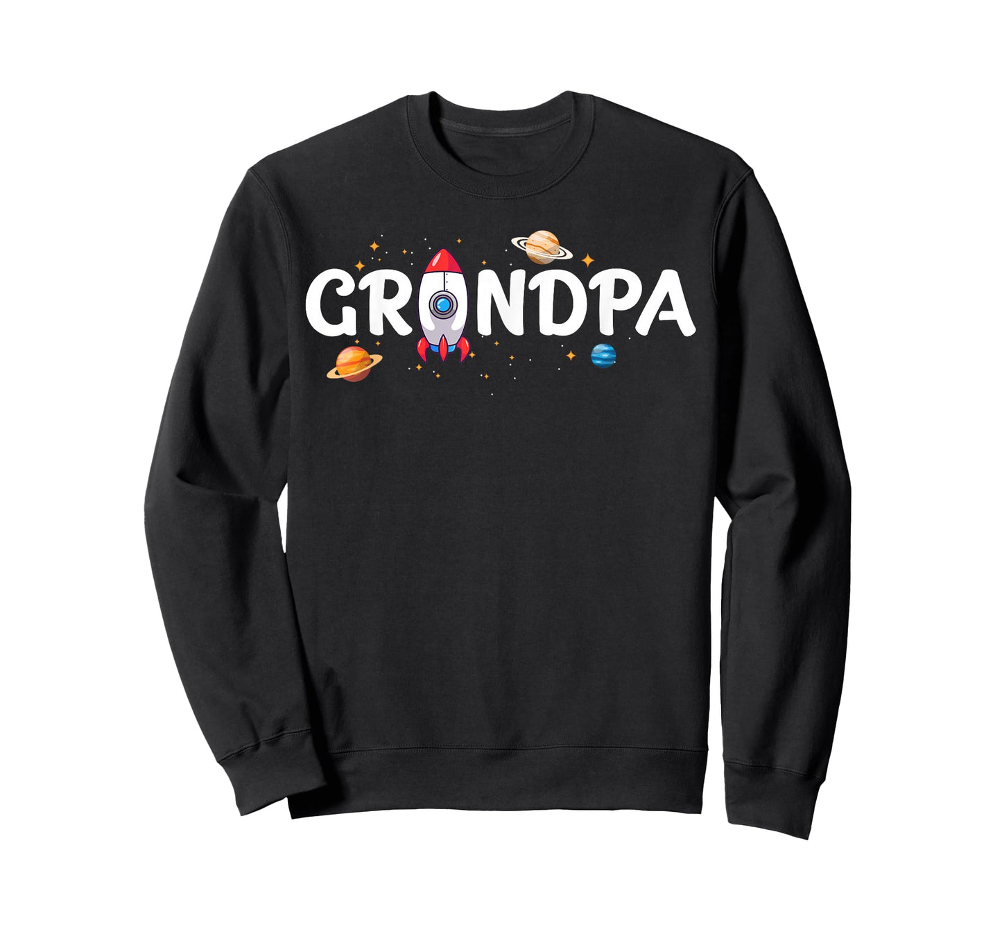 Grandpa of The Birthday Boy Astronaut 1st Birthday Family T-Shirt