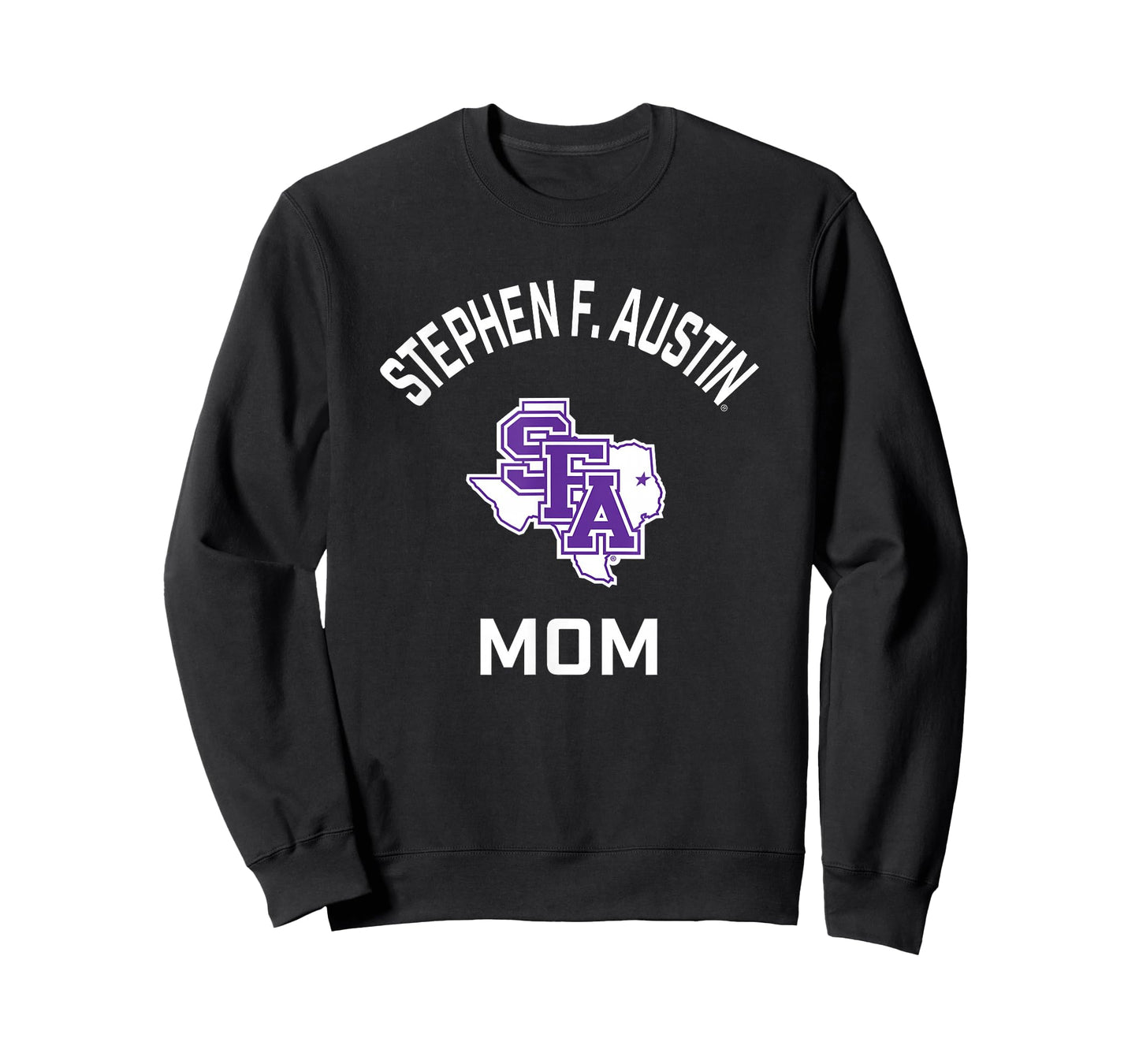 Stephen F. Austin State Lumberjacks Arched Mom T-Shirt