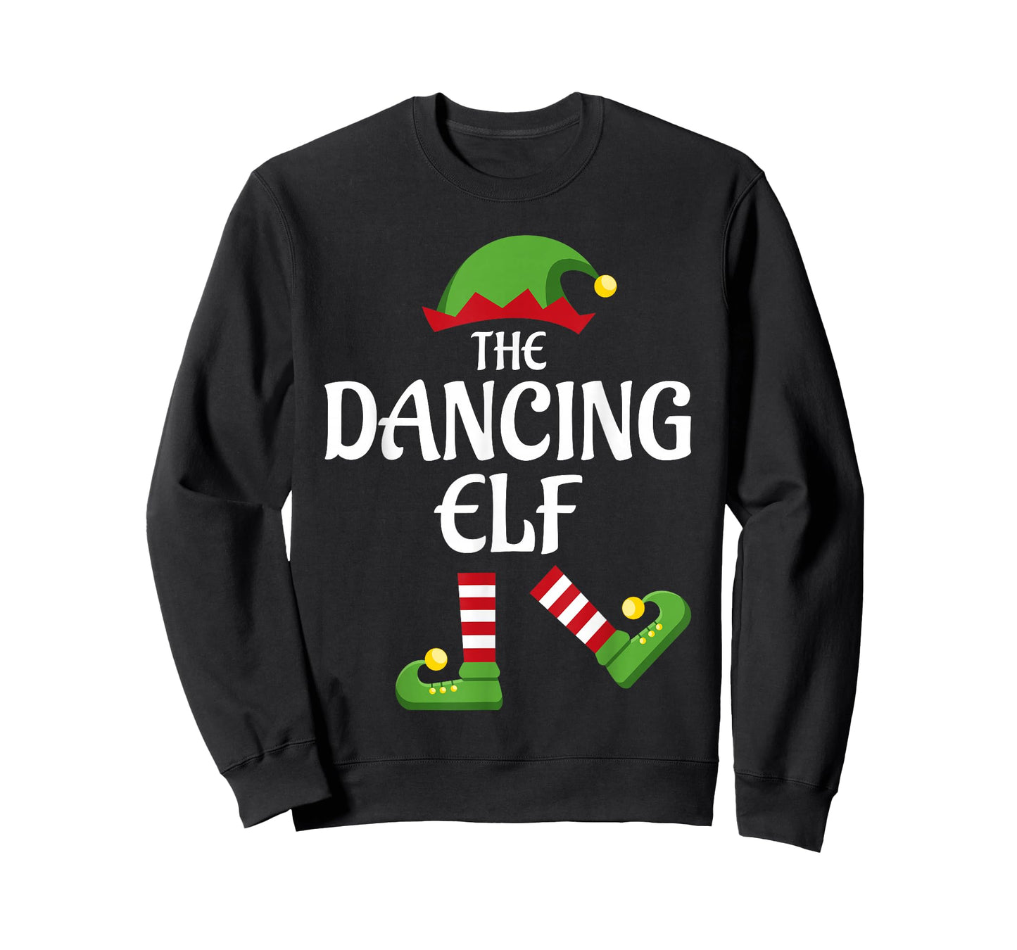 Dancing Elf Family Matching Group Christmas Party T-Shirt