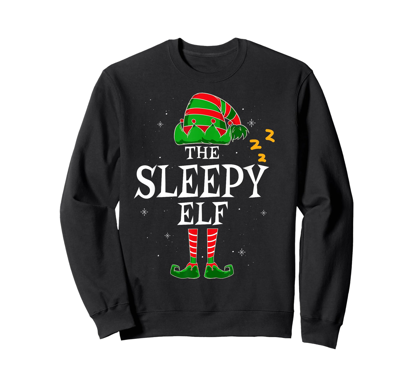 The Sleepy Elf Group Matching Family Christmas Holiday Funny T-Shirt