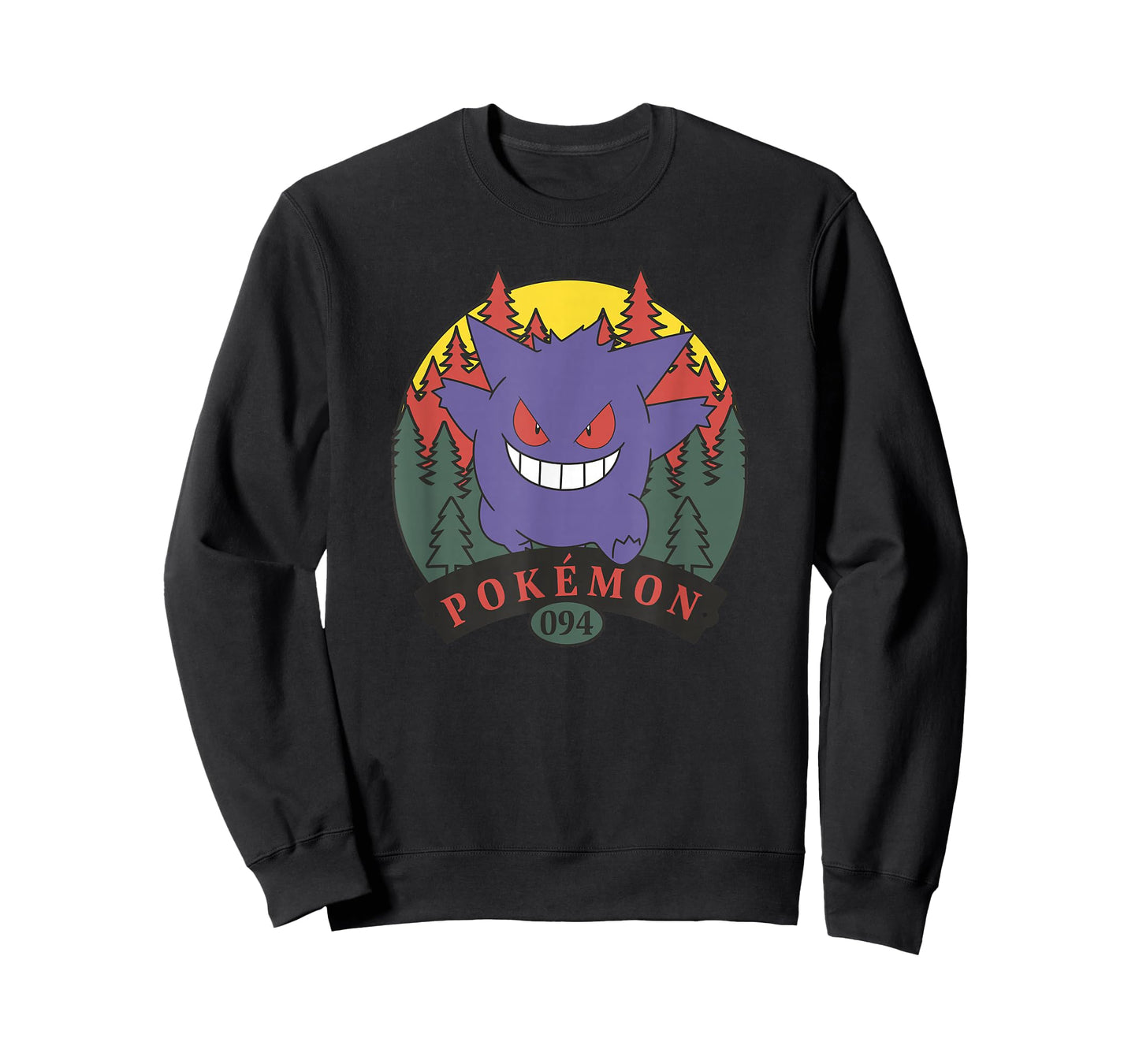 Pokémon 094 Gengar Outdoor Adventure Forest Park Badge T-Shirt
