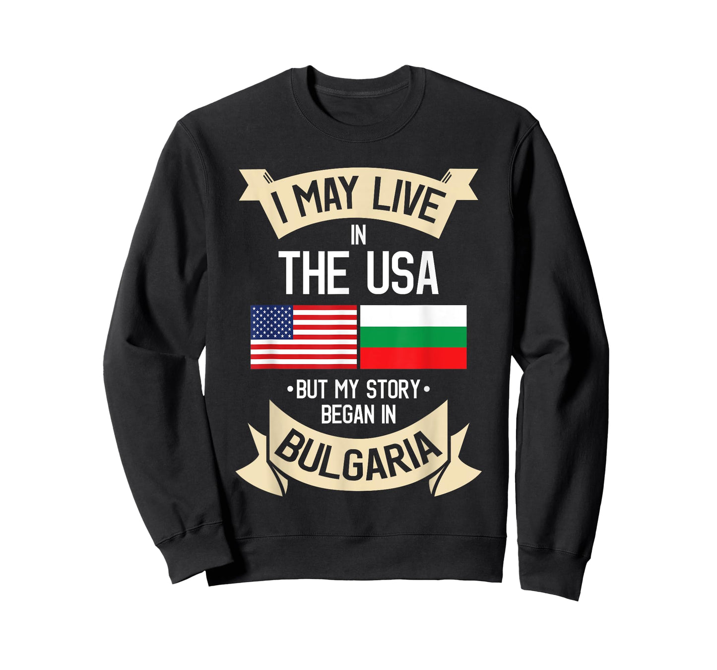 Bulgaria American Flag USA Bulgarian Roots Gifts Women Girls Kids Men T-Shirt