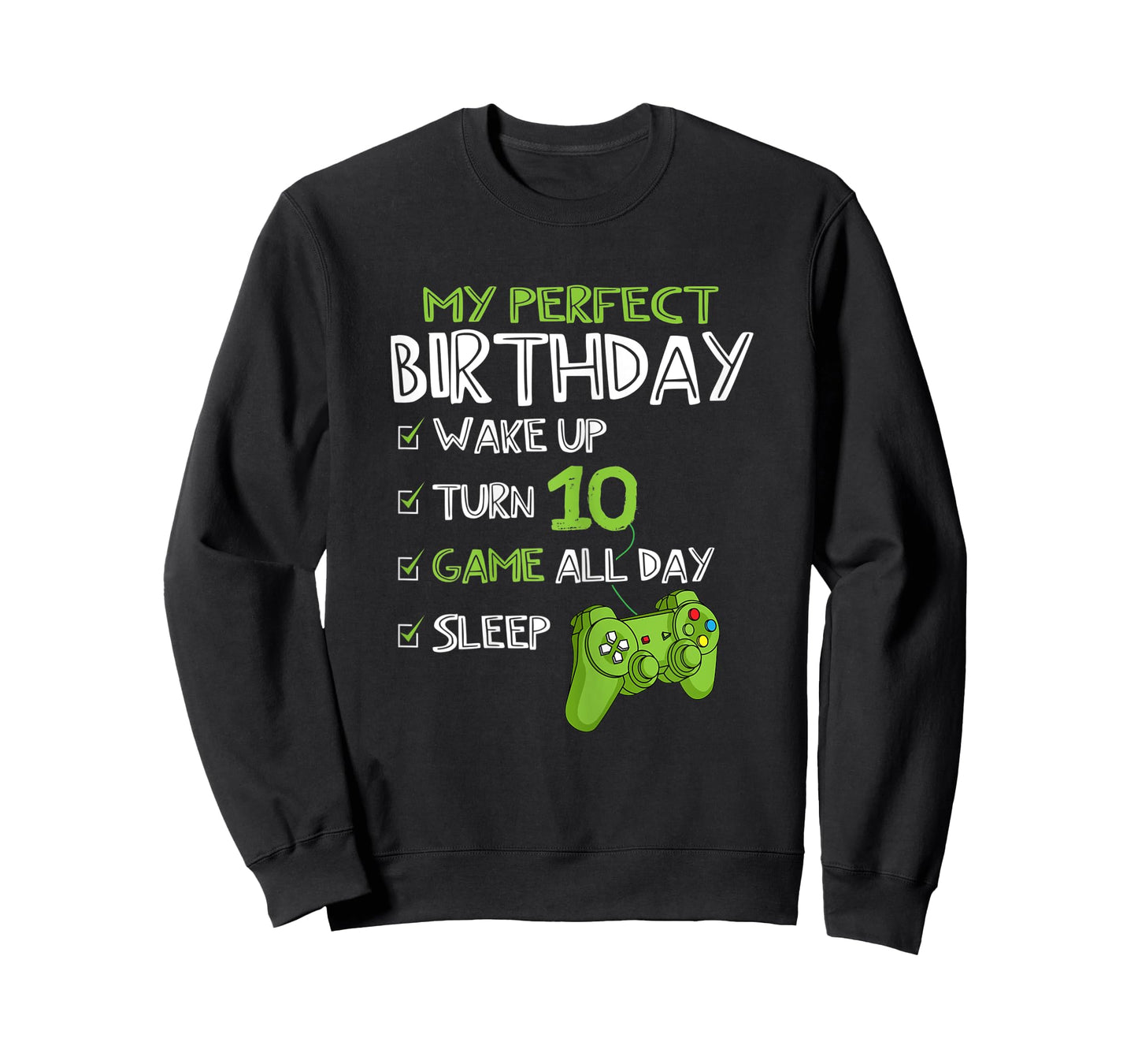 10th Birthday Gaming 10 Years Old Perfect Gamer Gift Boys T-Shirt