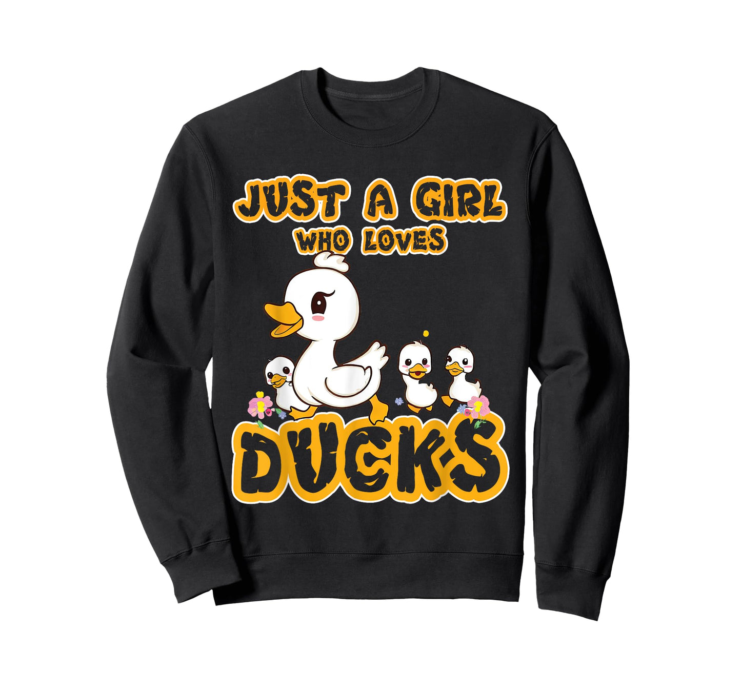 Just A Girl Who Loves Ducks - Duck Family T-Shirt