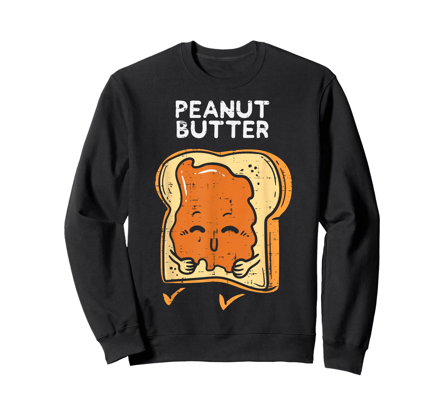 Peanut Butter Toast Matching Halloween Couples Him And Her T-Shirt