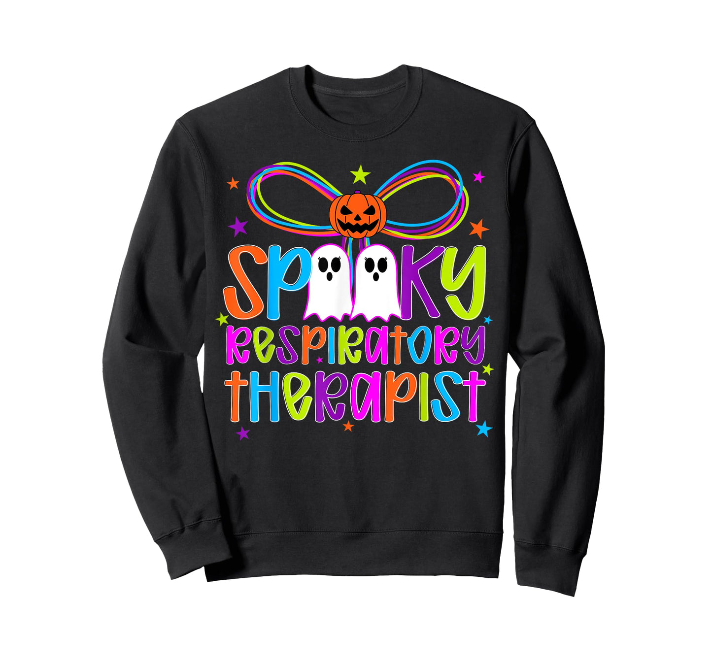 Spooky Respiratory Therapist Halloween Respiratory Therapy T-Shirt