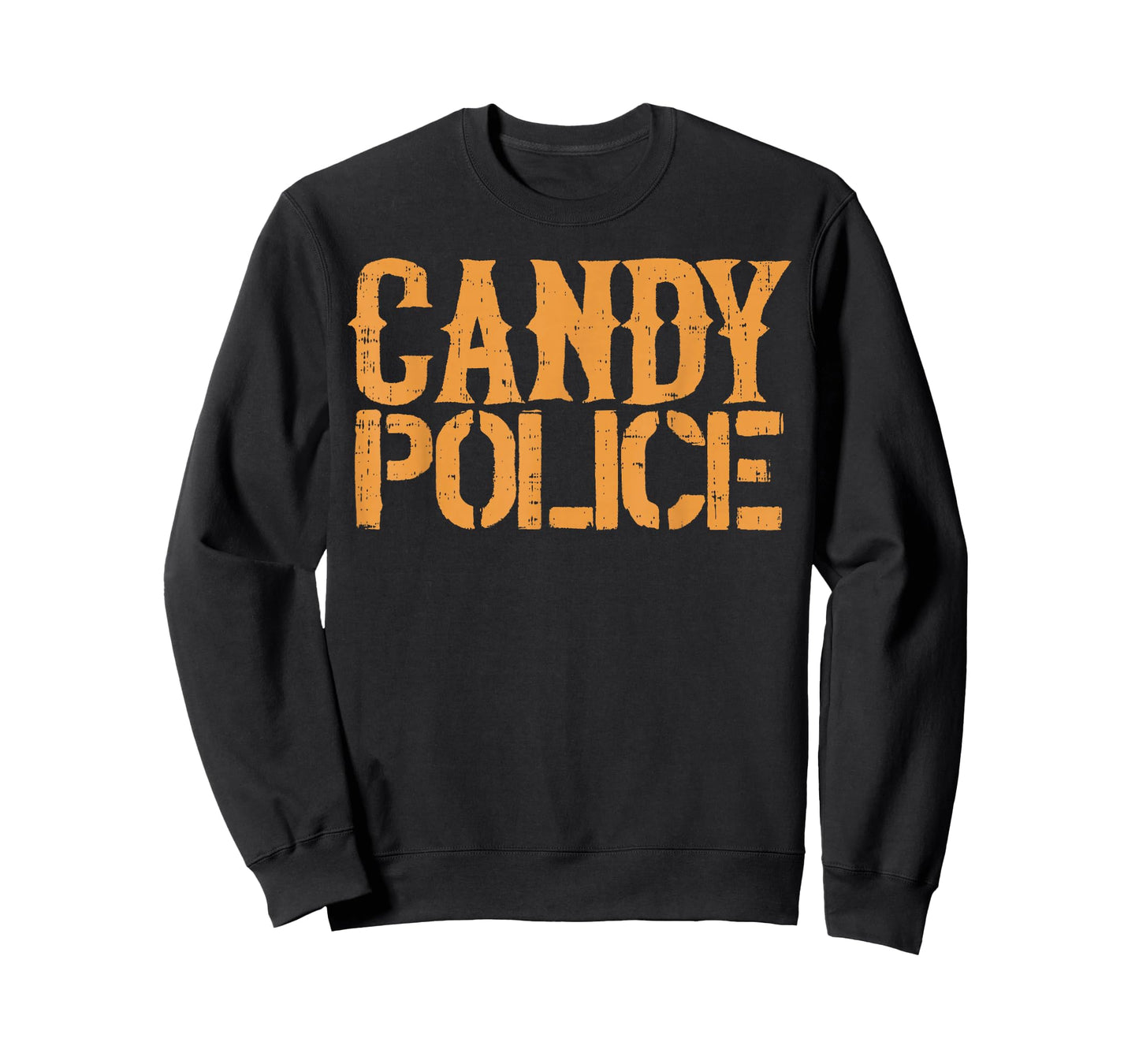 Candy Police Shirt Funny Halloween Costume Parents Mom Dad T-Shirt