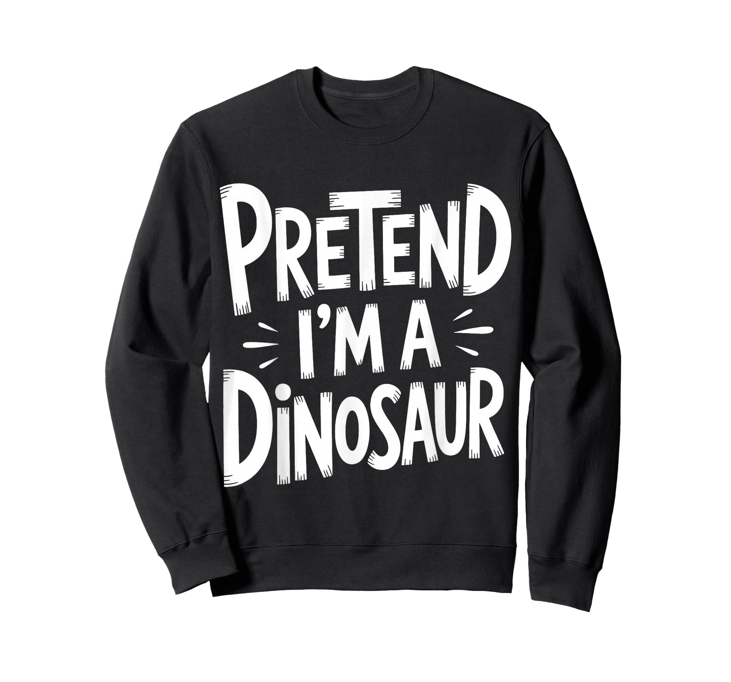 Pretend I'm A Dinosaur Costume Halloween Lazy Adult Kids T-Shirt
