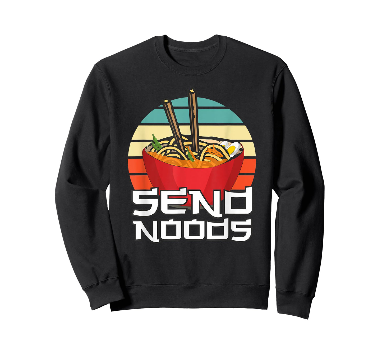 Send Noods Funny Japanese ramen noodle bowl vintage anime T-Shirt