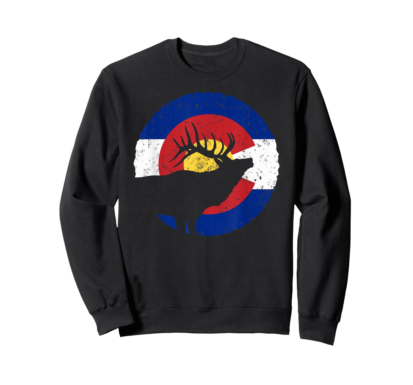 Colorado Elk Hunting: CO State Flag Hunter T-Shirt