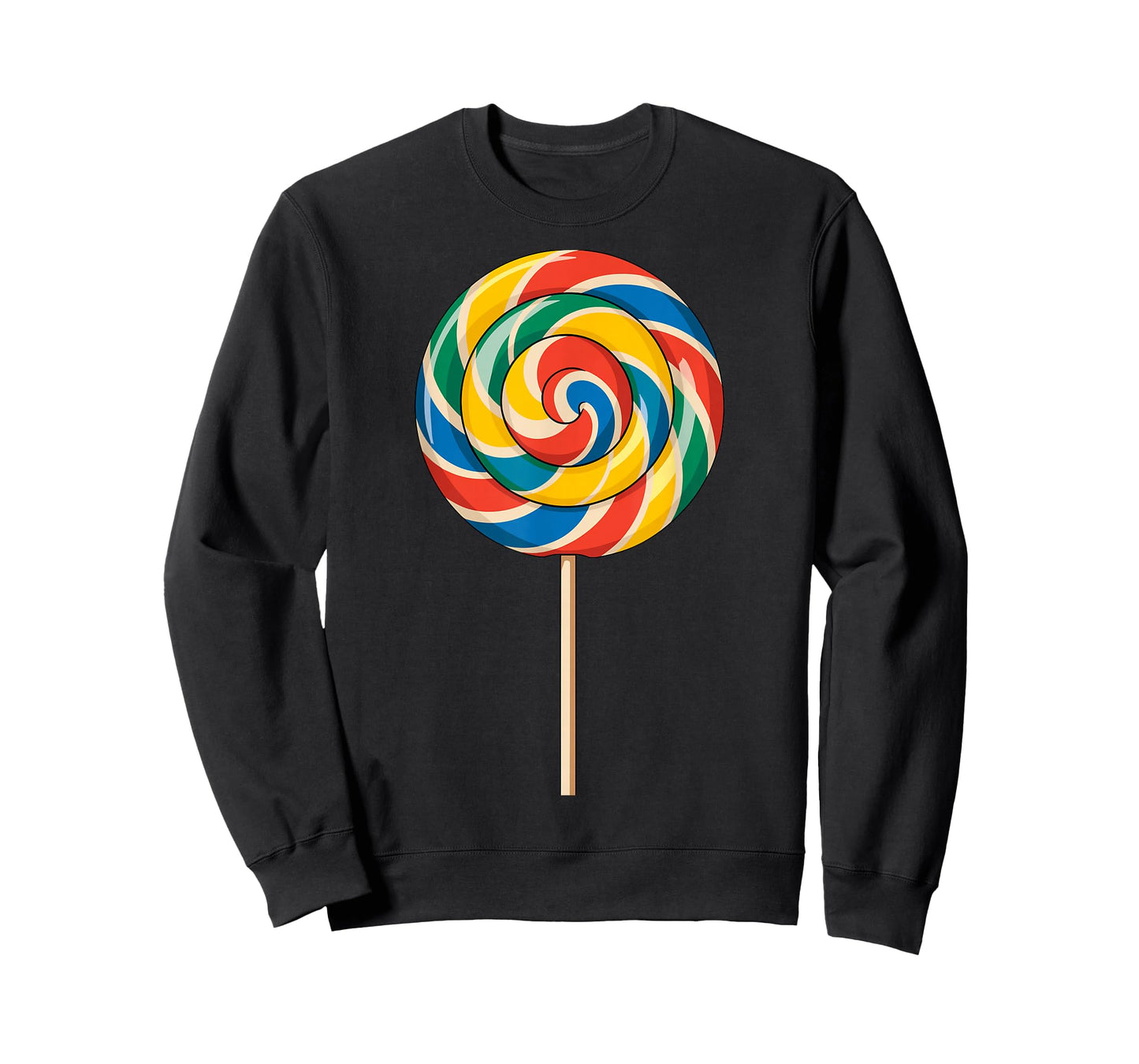Colorful Lollipop Candy Sweet Rainbow Snack T-Shirt