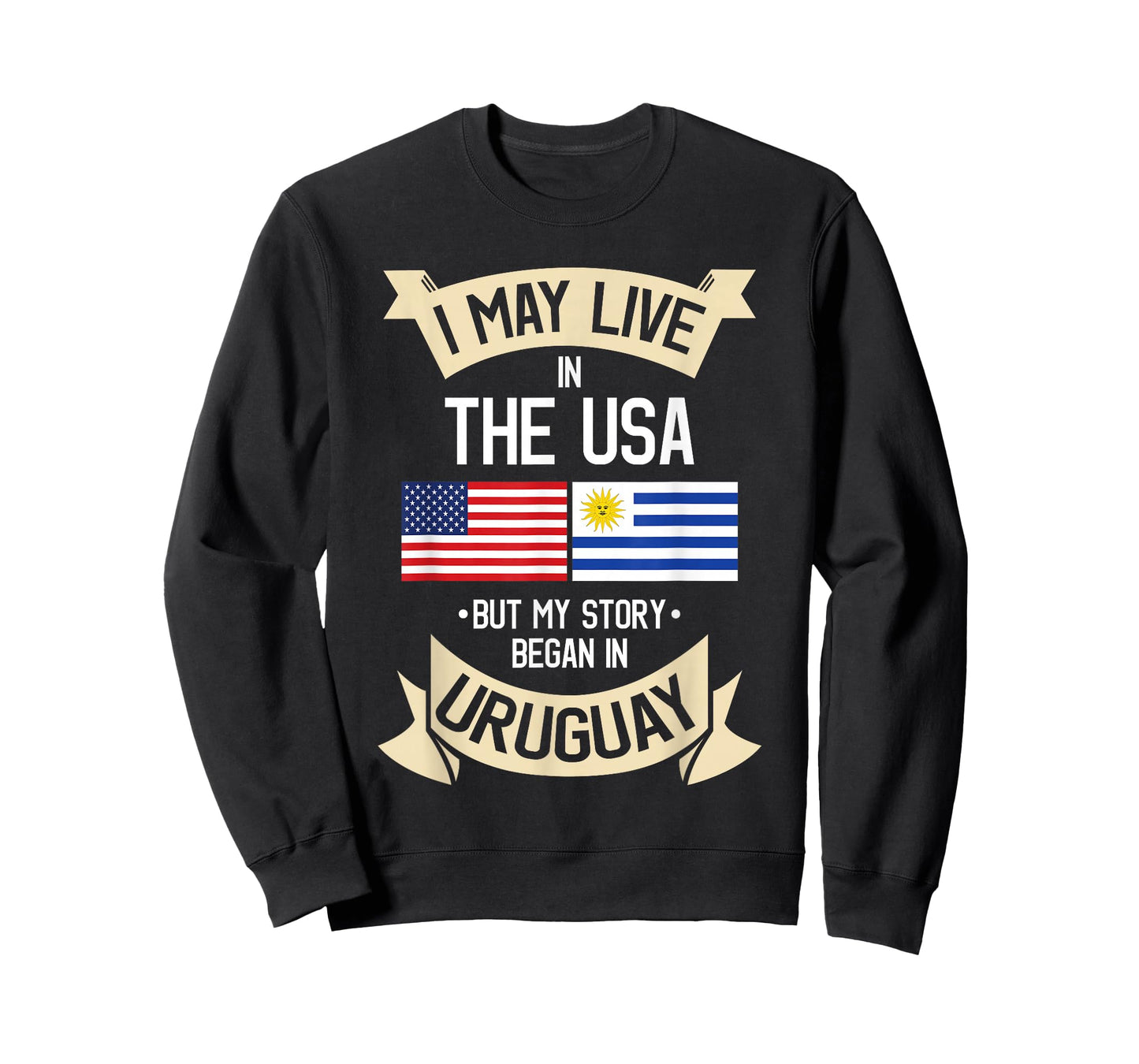 Uruguay American Flag USA Uruguayan Roots Gifts T-Shirt