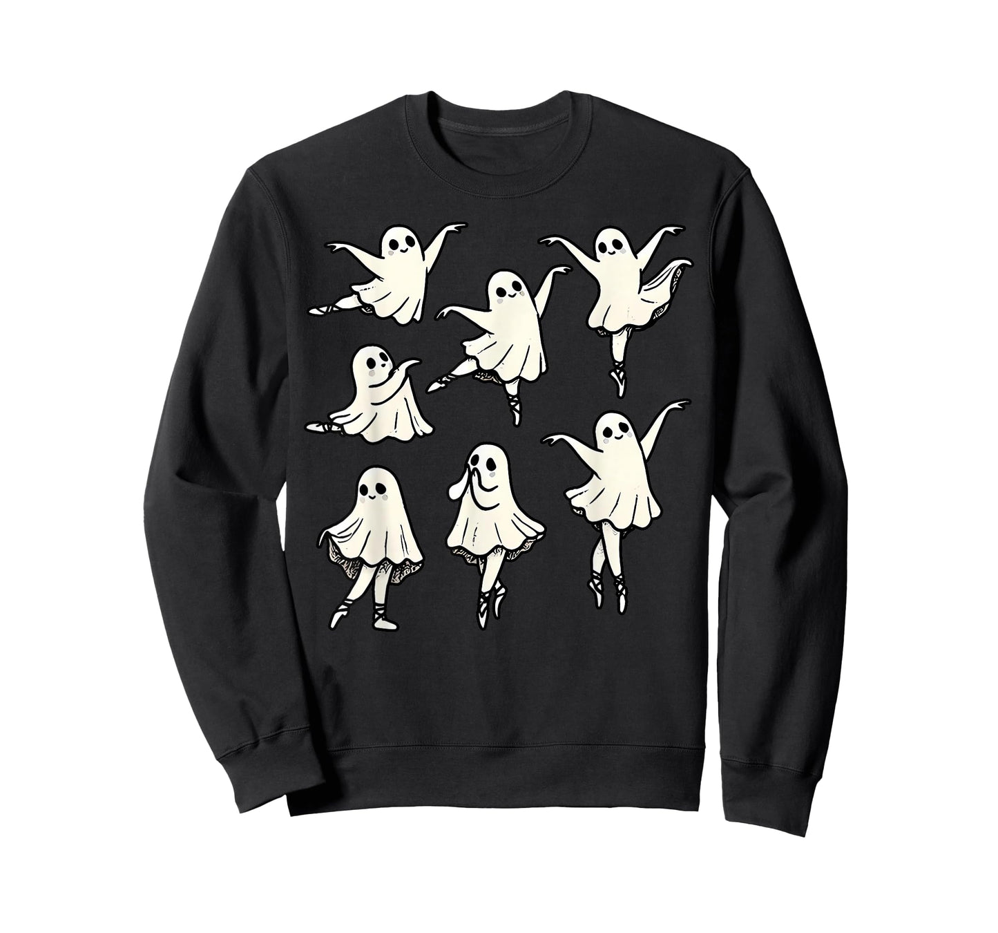 Ballet Ghost Ballet Dancer Spooky Dance Teacher Halloween T-Shirt
